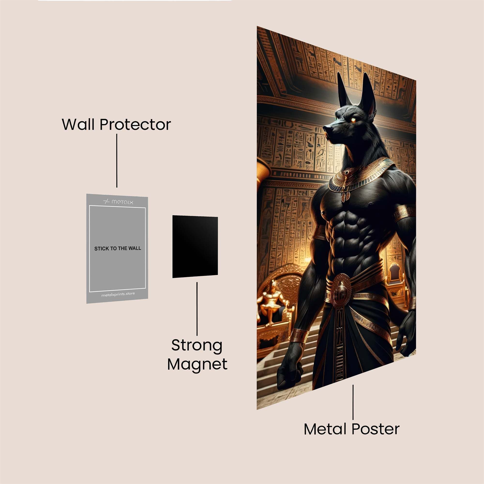 Anubis Majesty Safe Wall Magnetic / M
