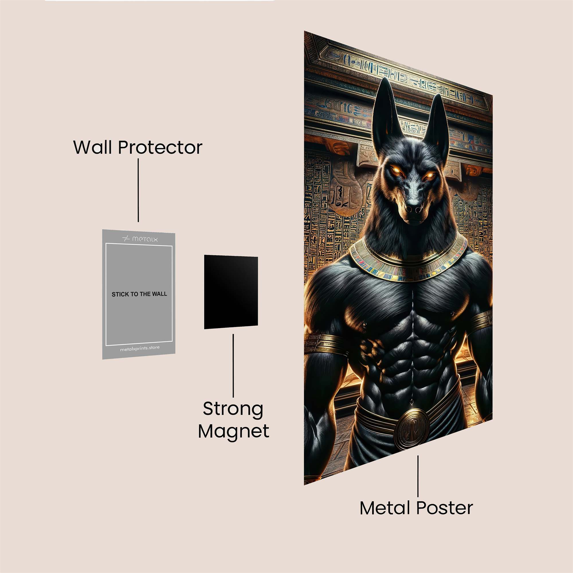 Anubis Ascendant Safe Wall Magnetic / M