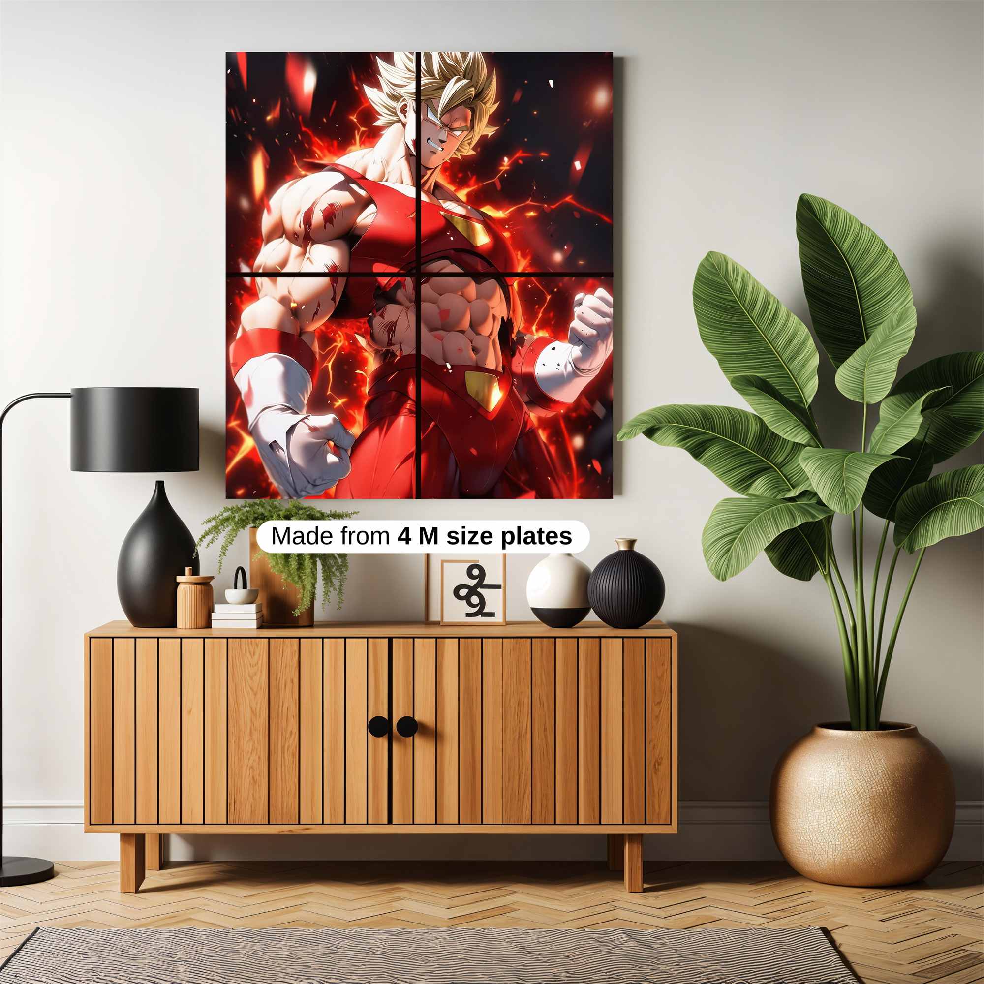Saiyan Inferno Safe Wall Magnetic / M