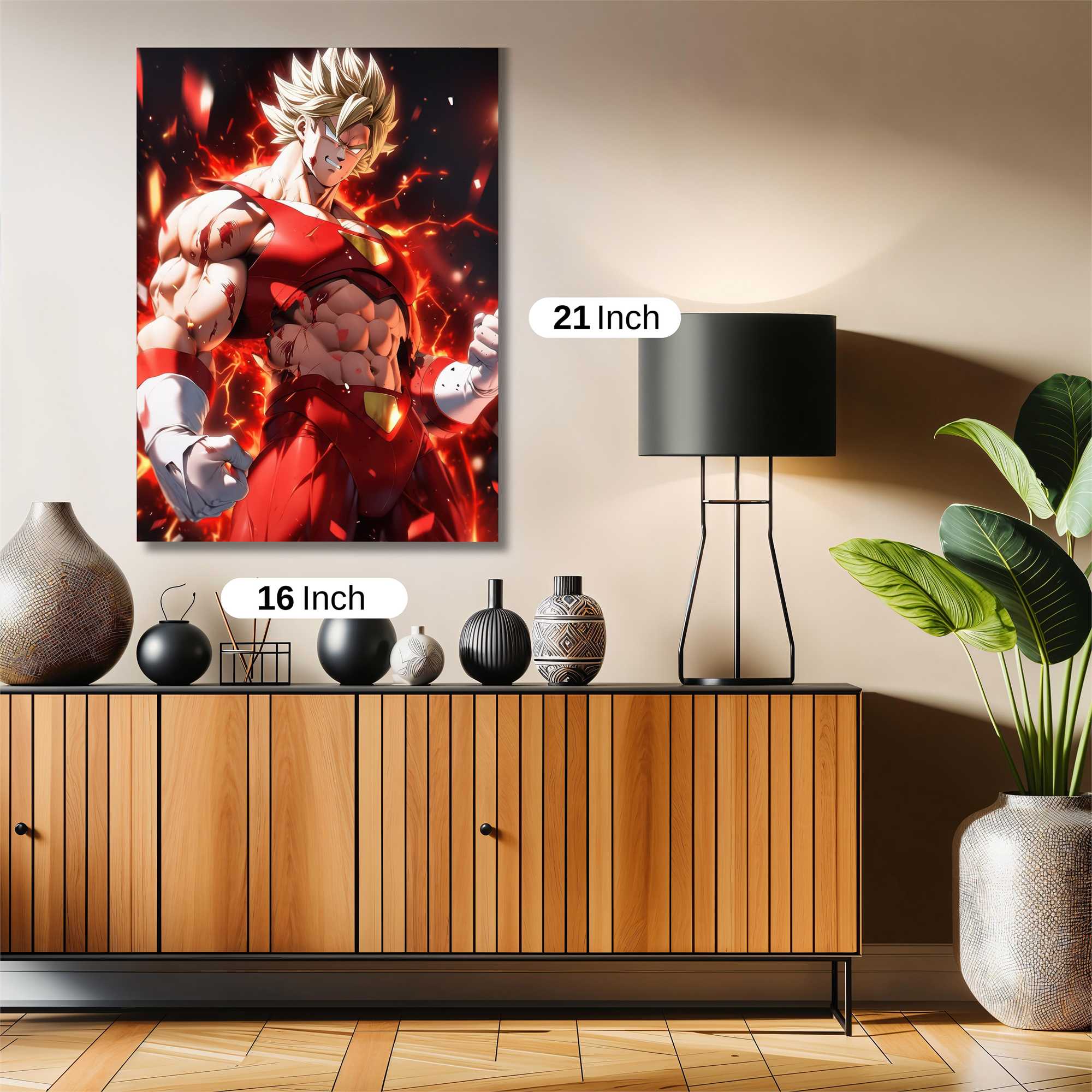 Saiyan Inferno Safe Wall Magnetic / M