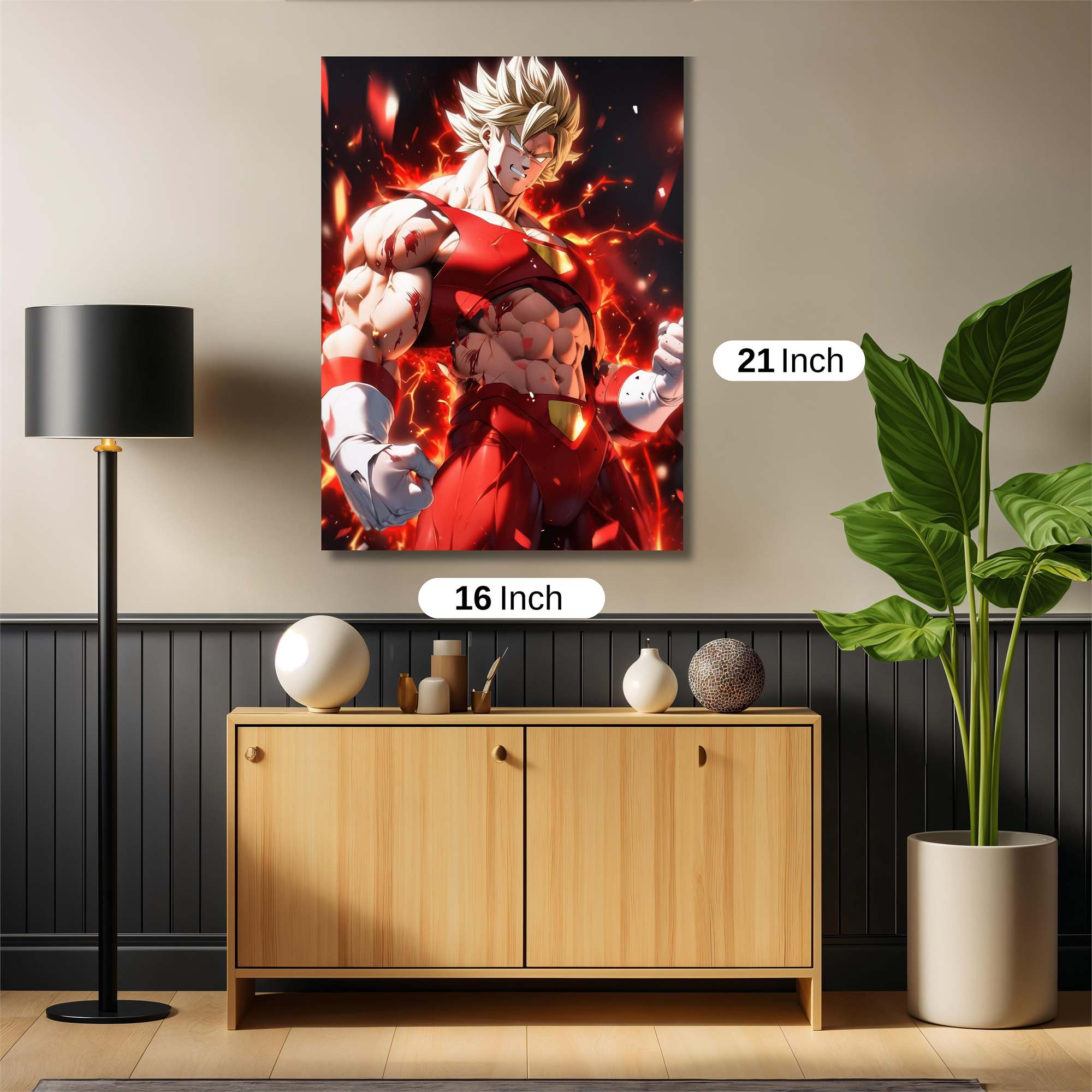 Saiyan Inferno Safe Wall Magnetic / M