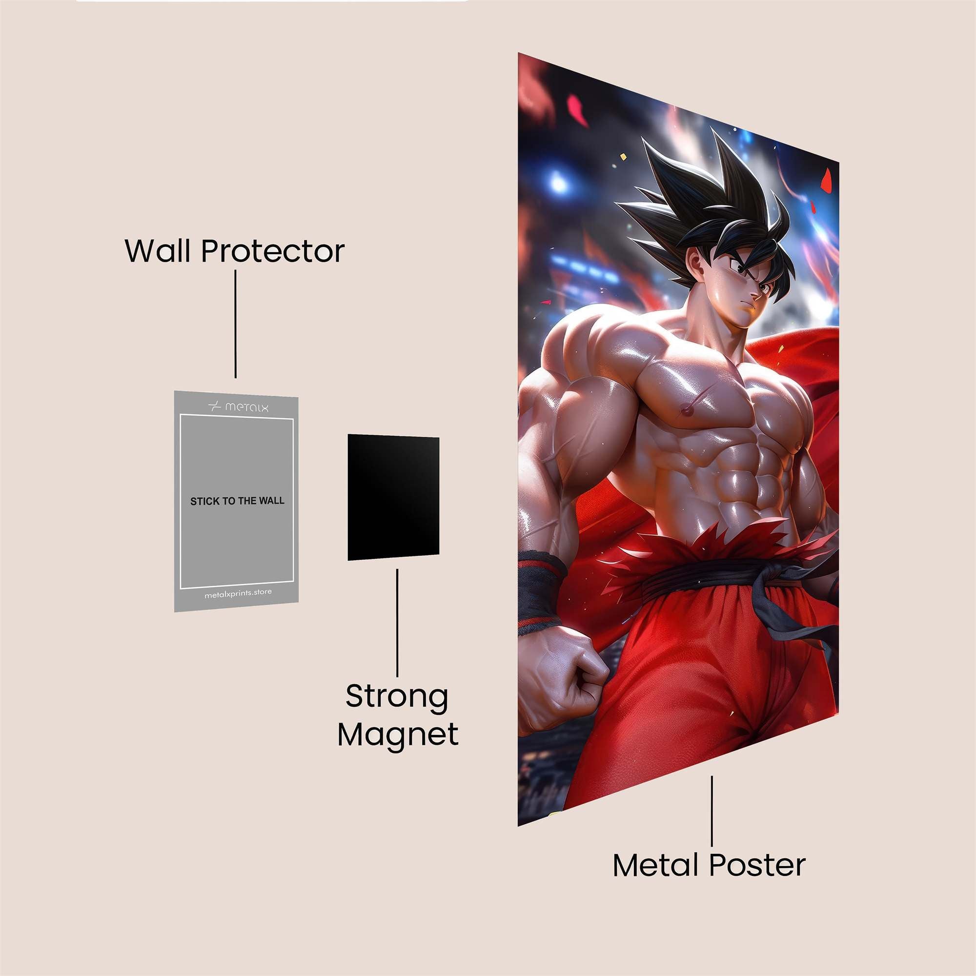 Goku Triumph Safe Wall Magnetic / M