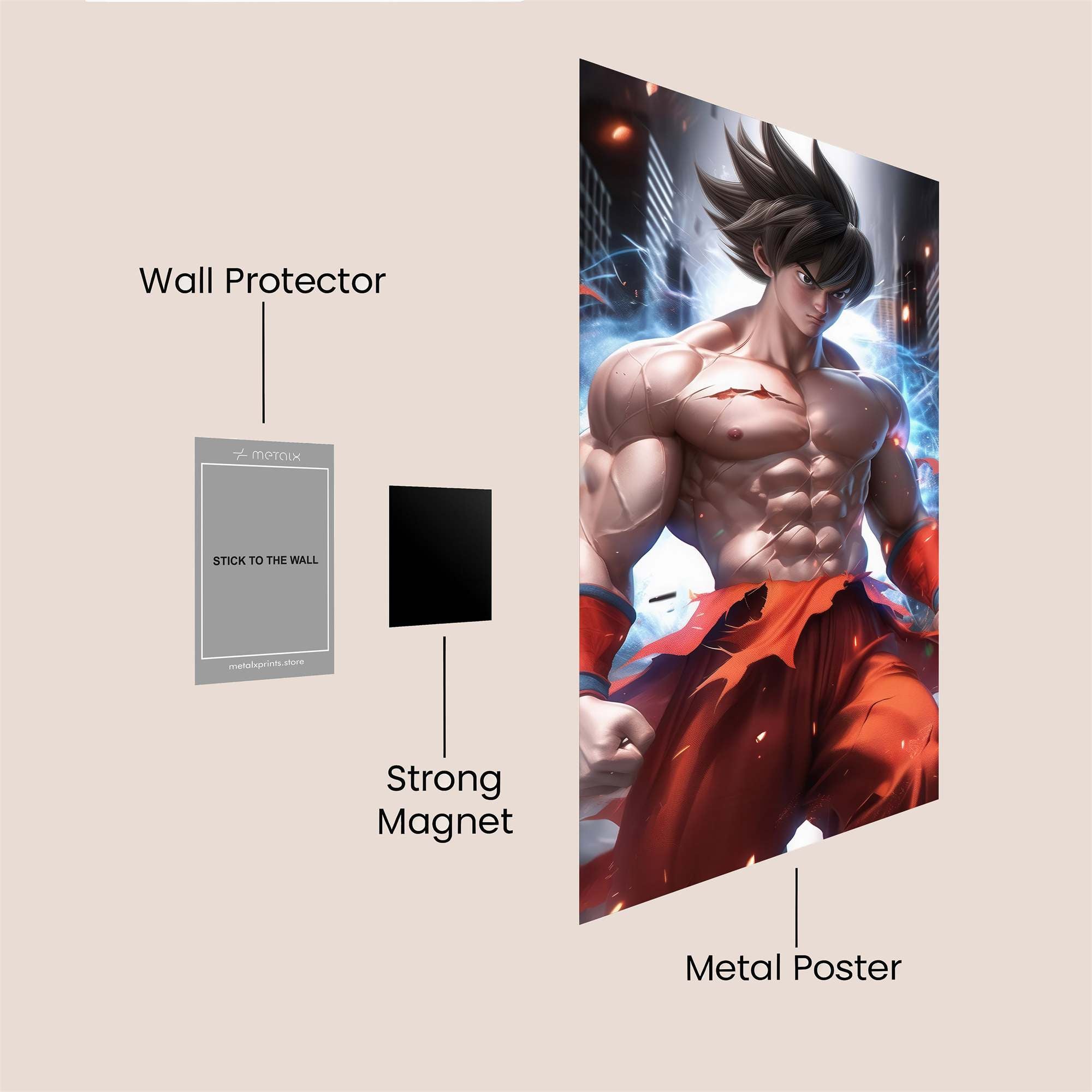 Goku Ascension Safe Wall Magnetic / M