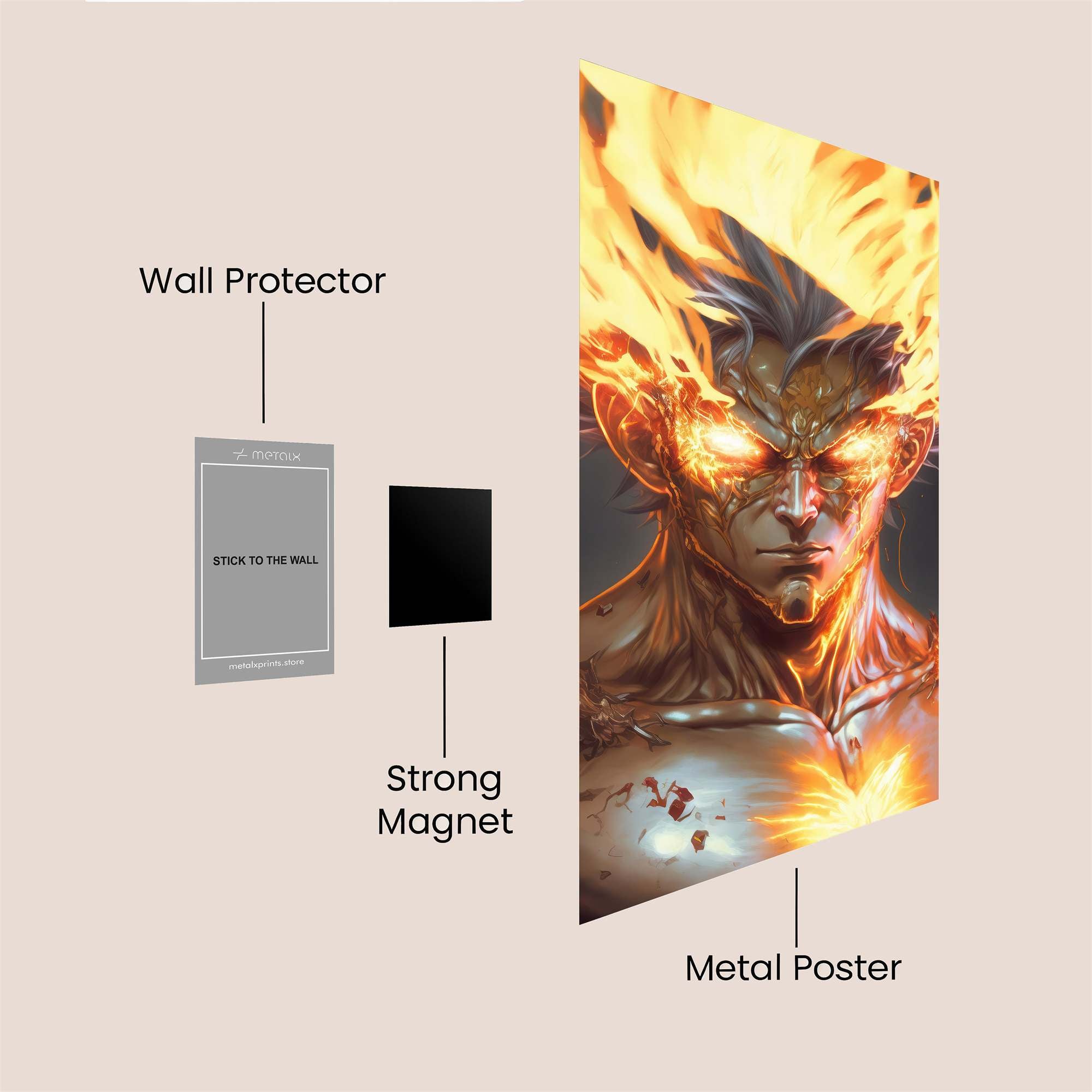 Inferno Guardian Safe Wall Magnetic / M