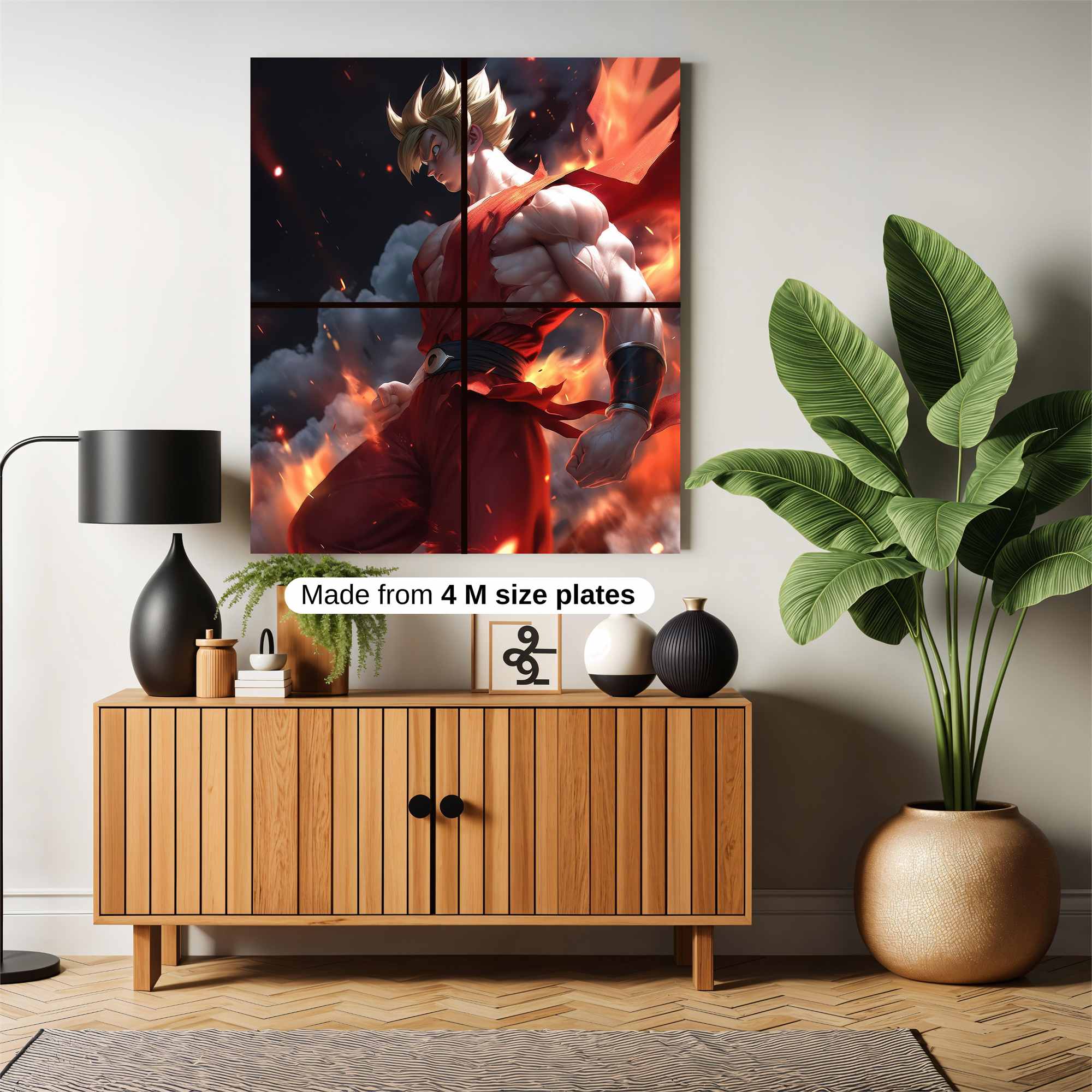 Saiyan Blaze Safe Wall Magnetic / M