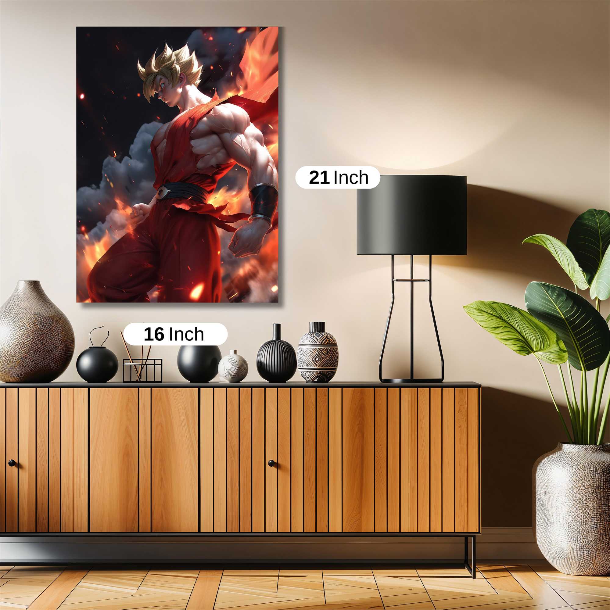 Saiyan Blaze Safe Wall Magnetic / M