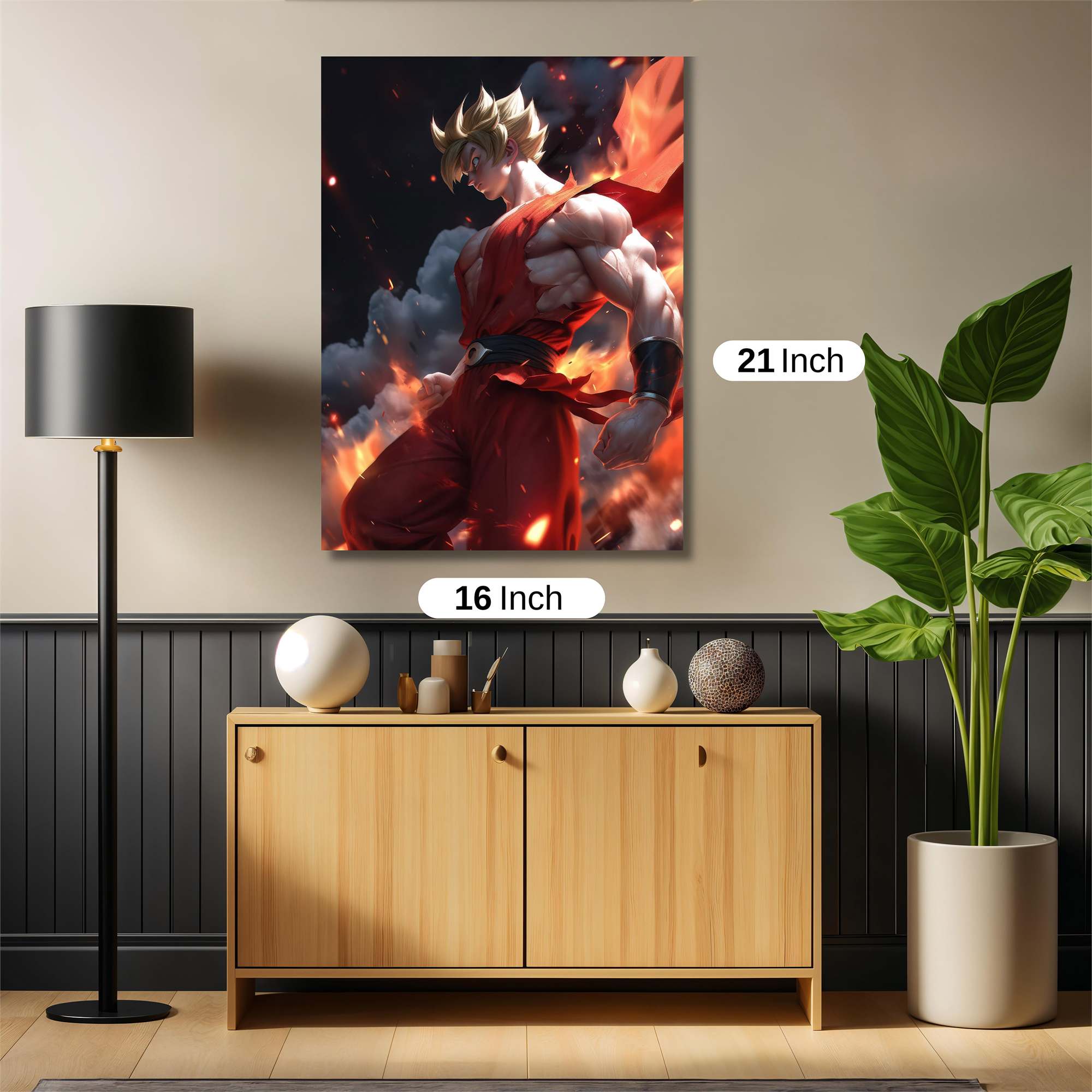 Saiyan Blaze Safe Wall Magnetic / M