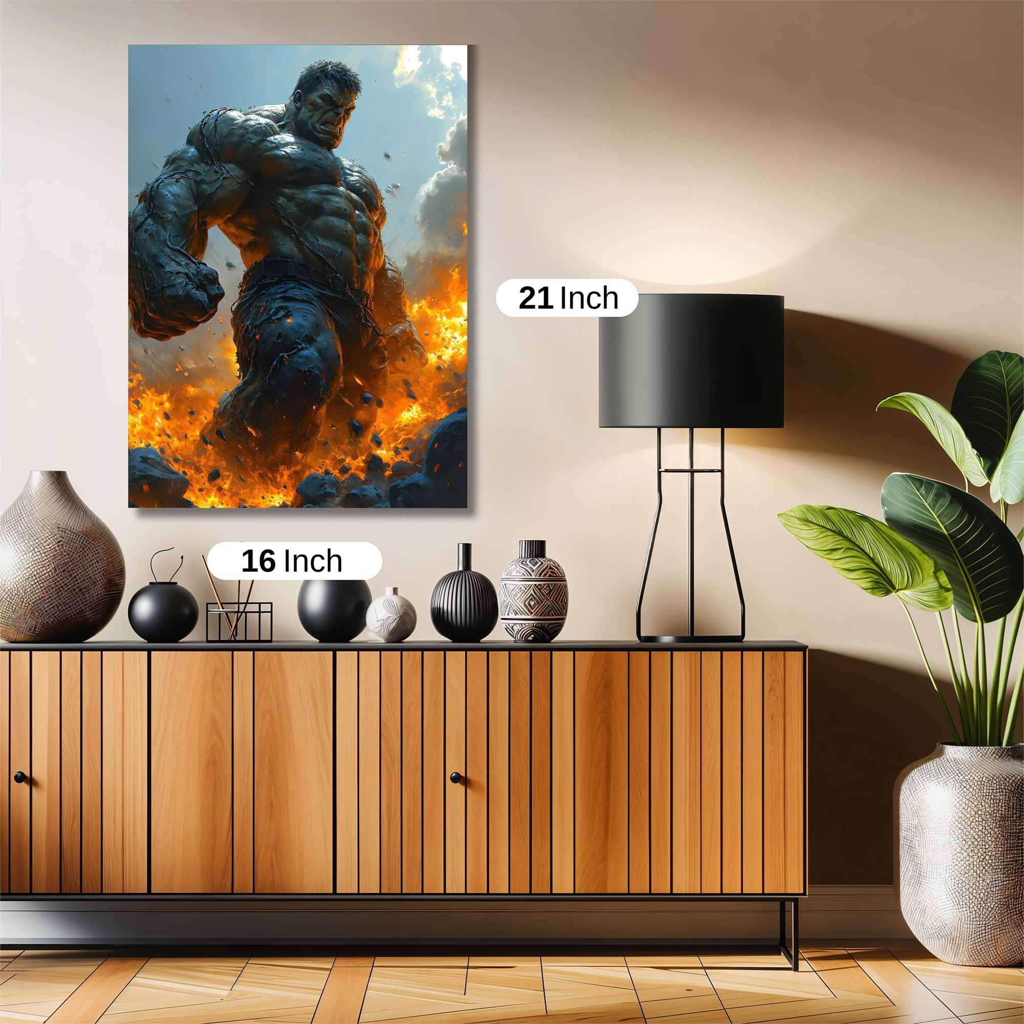Hulk Inferno Safe Wall Magnetic / M