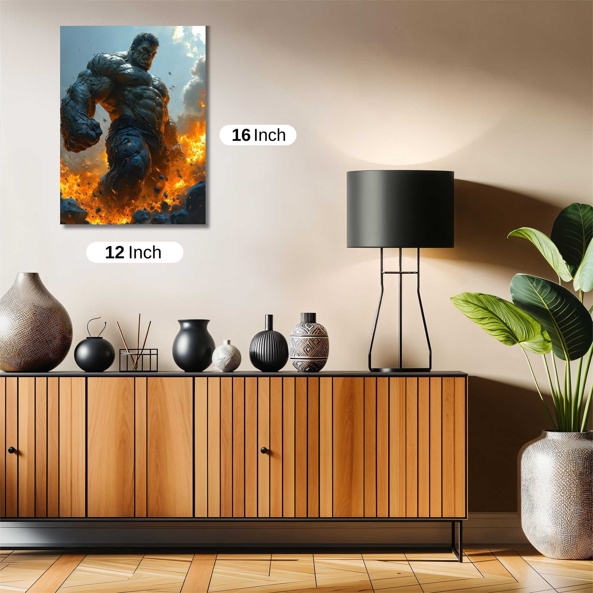 Hulk Inferno Safe Wall Magnetic / M