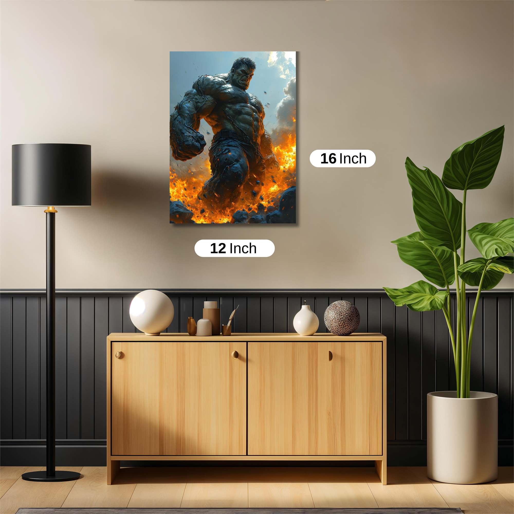 Hulk Inferno Safe Wall Magnetic / M