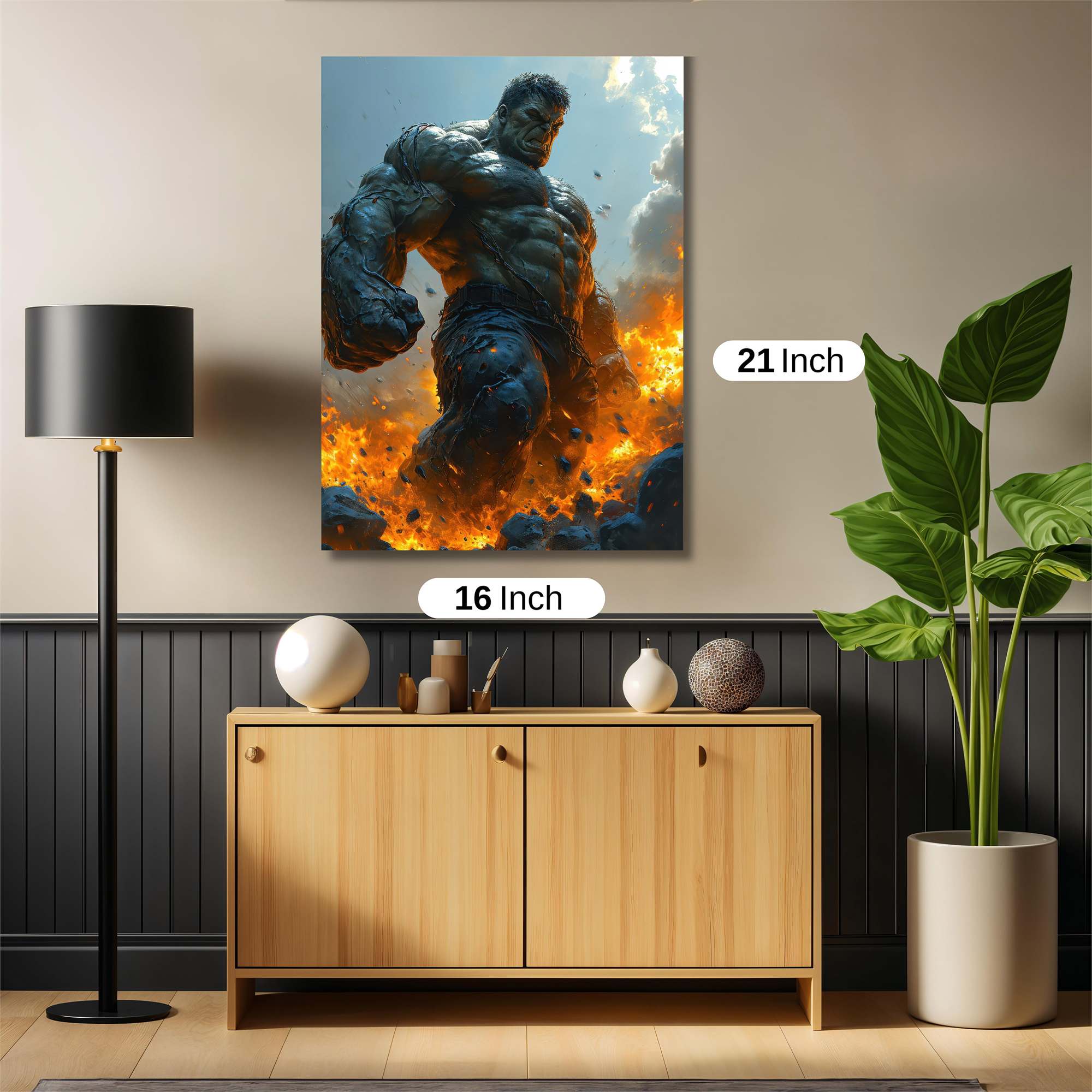 Hulk Inferno Safe Wall Magnetic / M