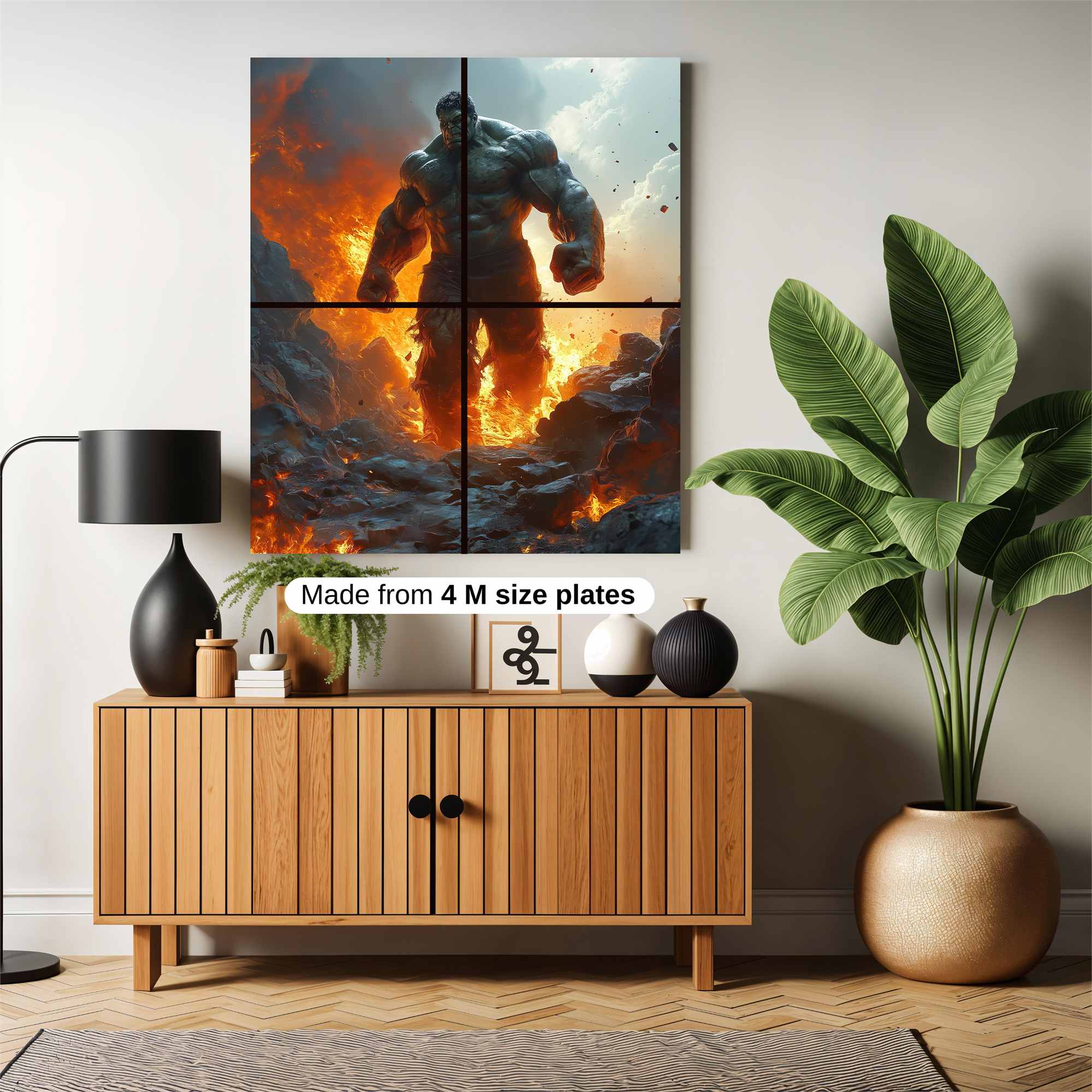 Hulk Inferno Safe Wall Magnetic / M