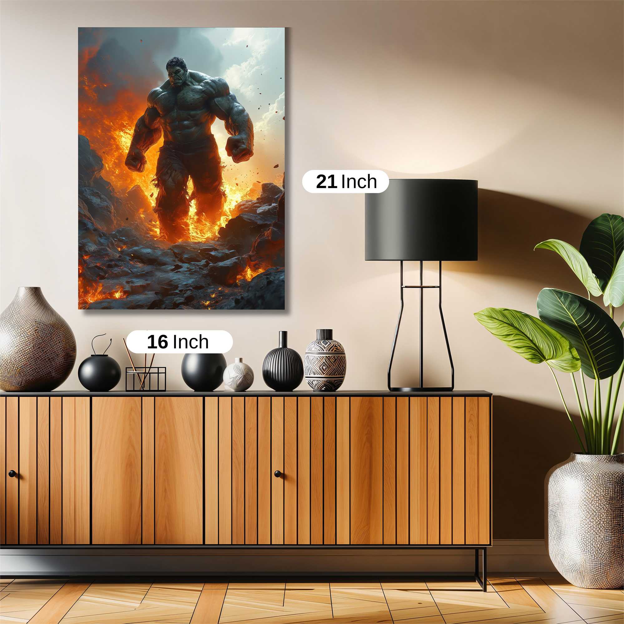 Hulk Inferno Safe Wall Magnetic / M