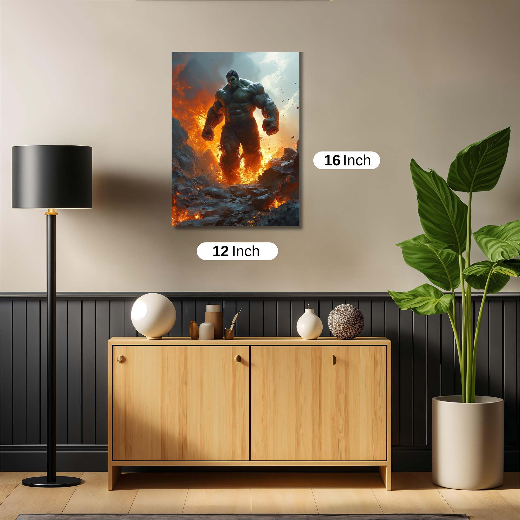 Hulk Inferno Safe Wall Magnetic / M