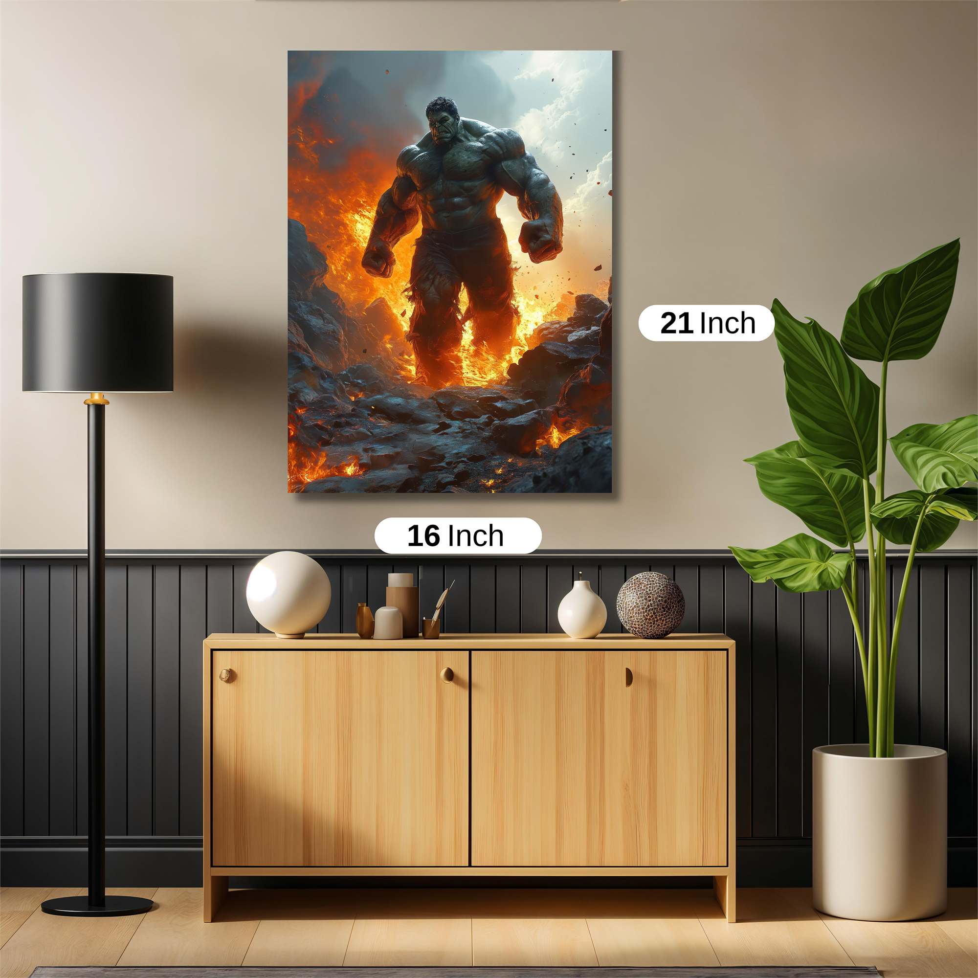 Hulk Inferno Safe Wall Magnetic / M