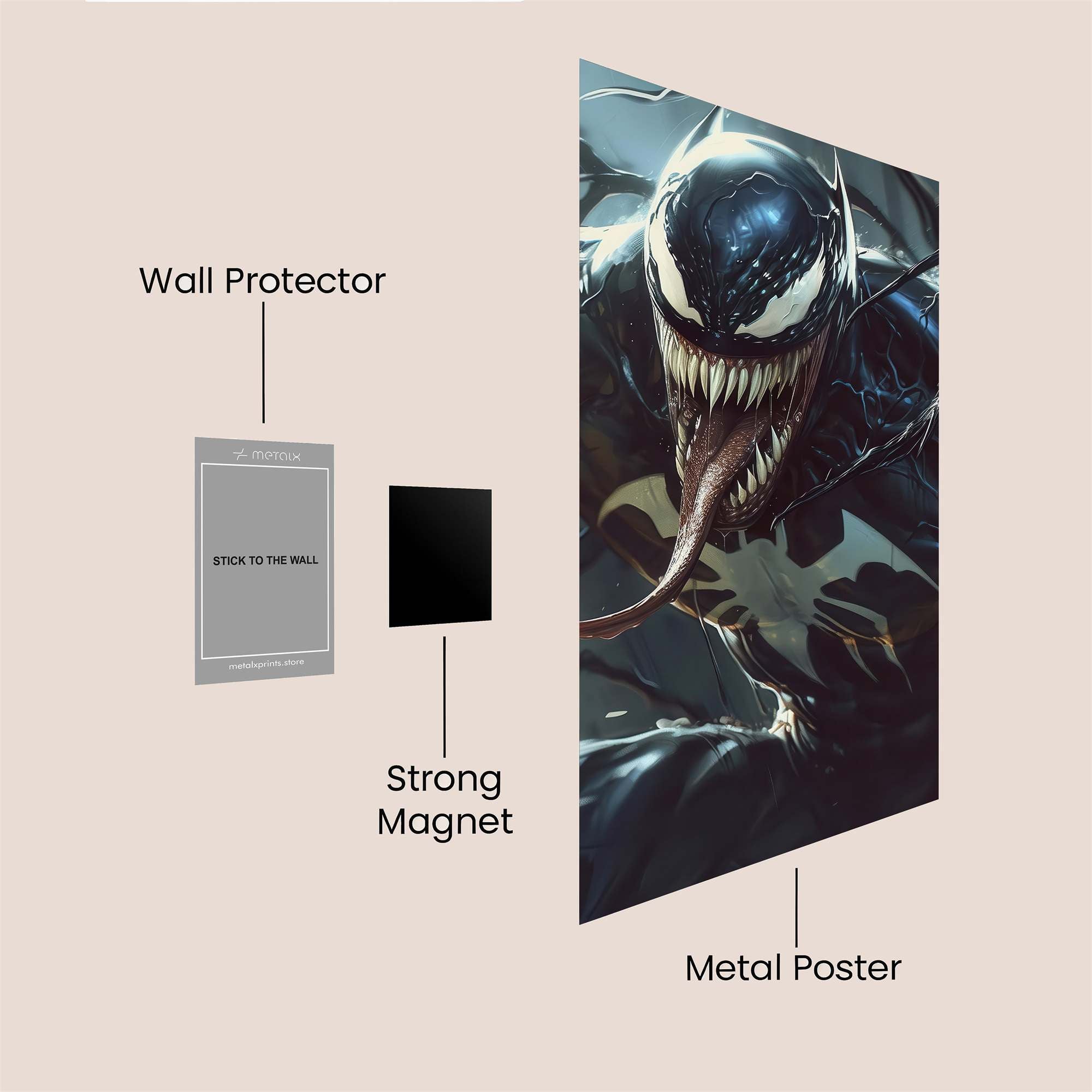 Venom Vortex Safe Wall Magnetic / M