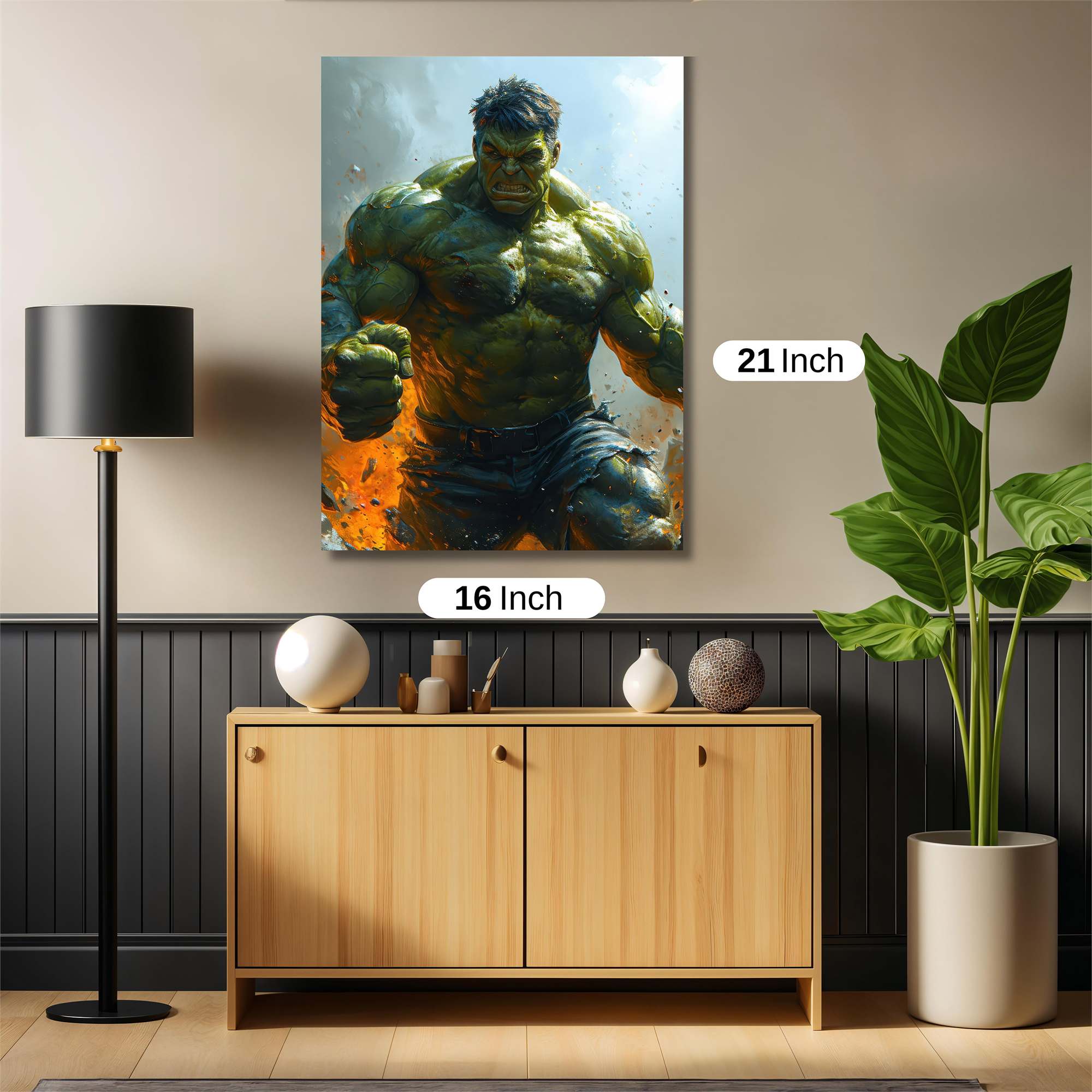 Hulk Fury Safe Wall Magnetic / M