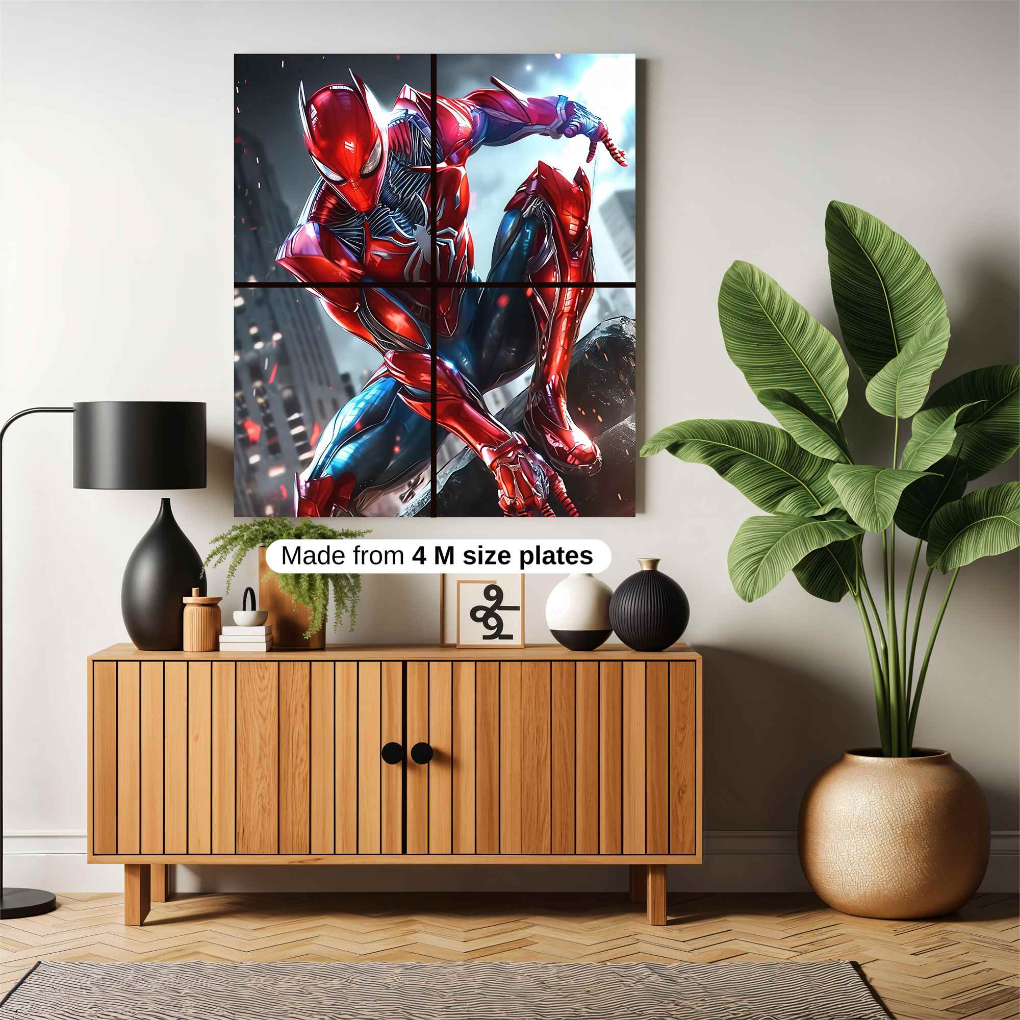 Spider-Man Surge Safe Wall Magnetic / M