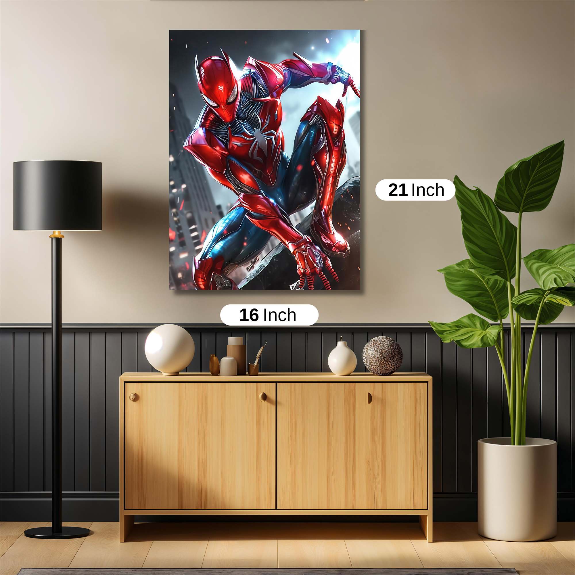 Spider-Man Surge Safe Wall Magnetic / M