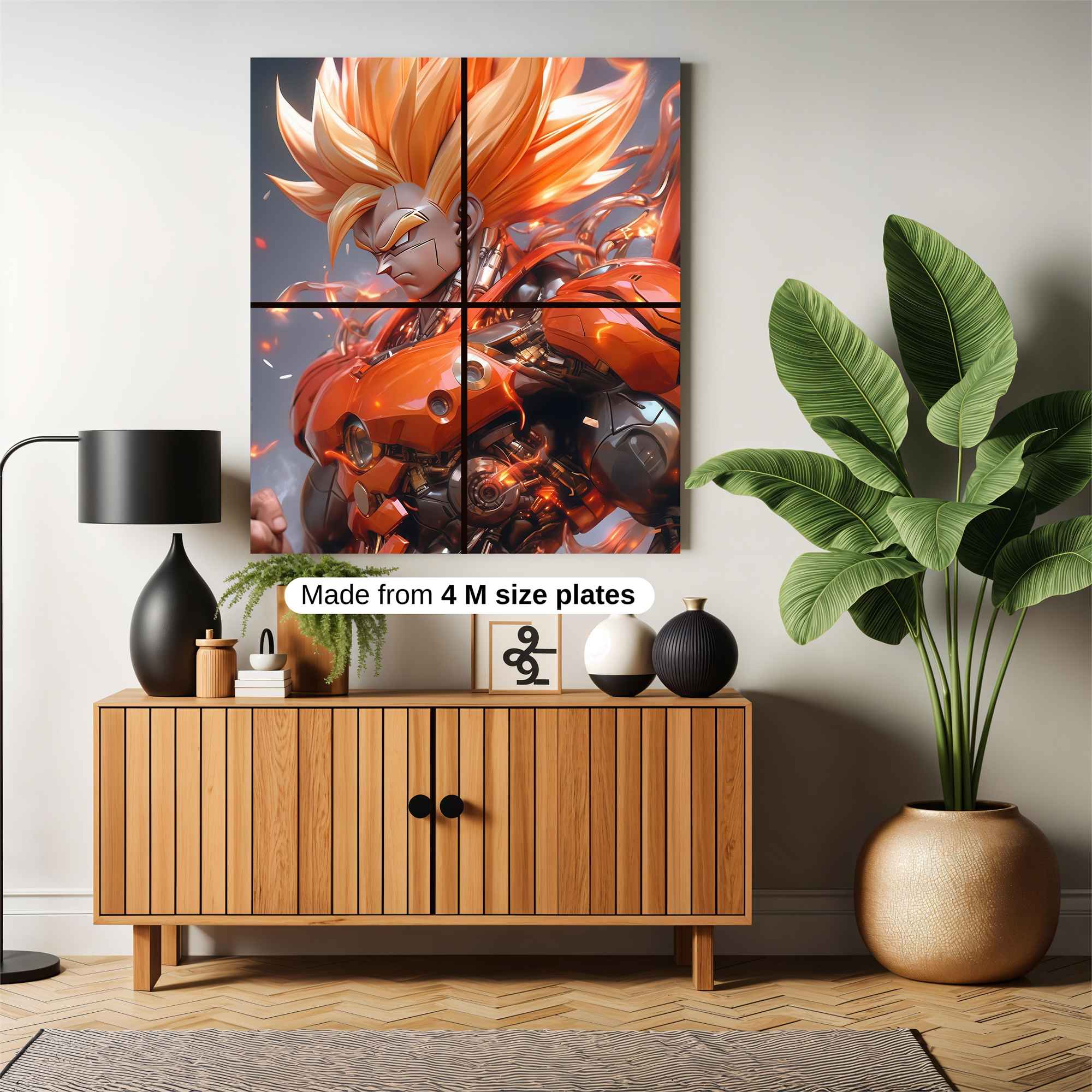 Saiyan Blaze Safe Wall Magnetic / M