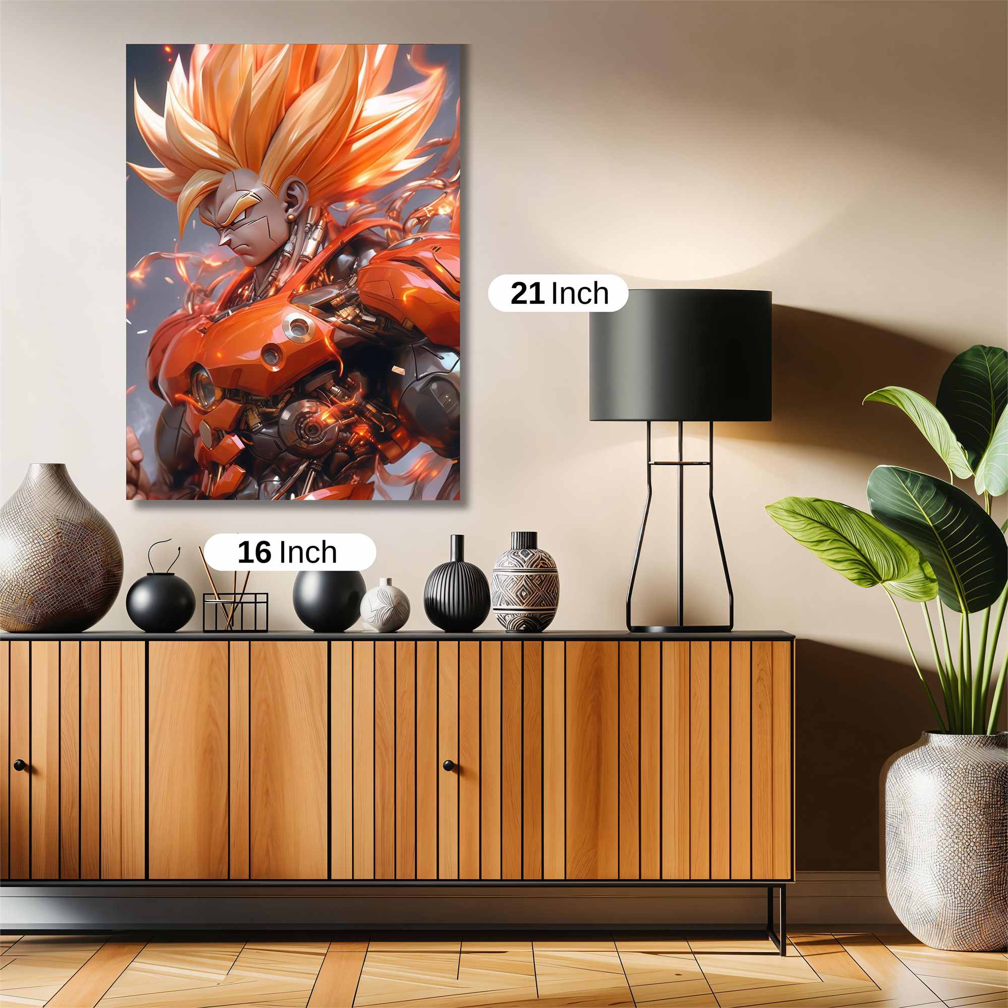 Saiyan Blaze Safe Wall Magnetic / M