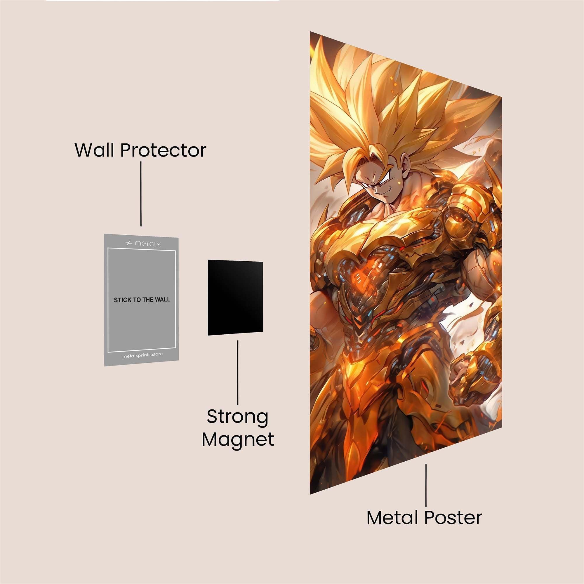 Saiyan Triumph Safe Wall Magnetic / M