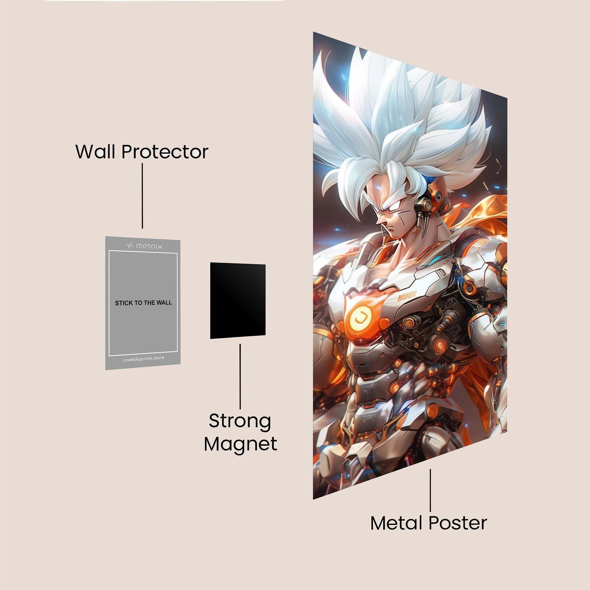 Saiyan Splendor Safe Wall Magnetic / M
