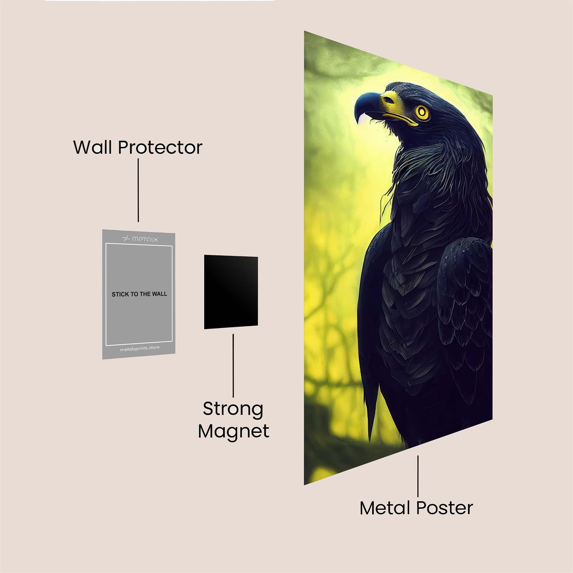 Mystic Sentinel Safe Wall Magnetic / M