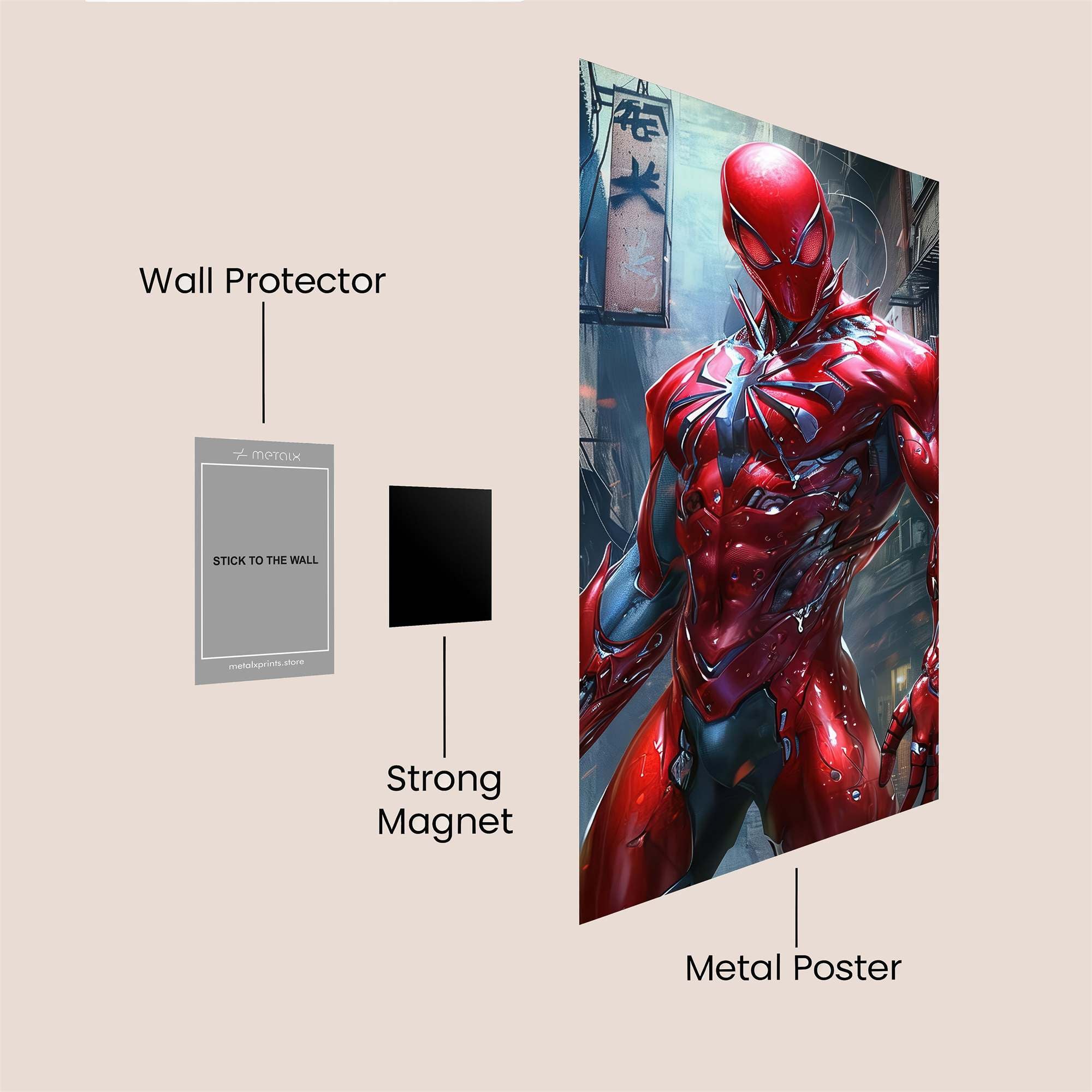 Arachnid Vigor Safe Wall Magnetic / M