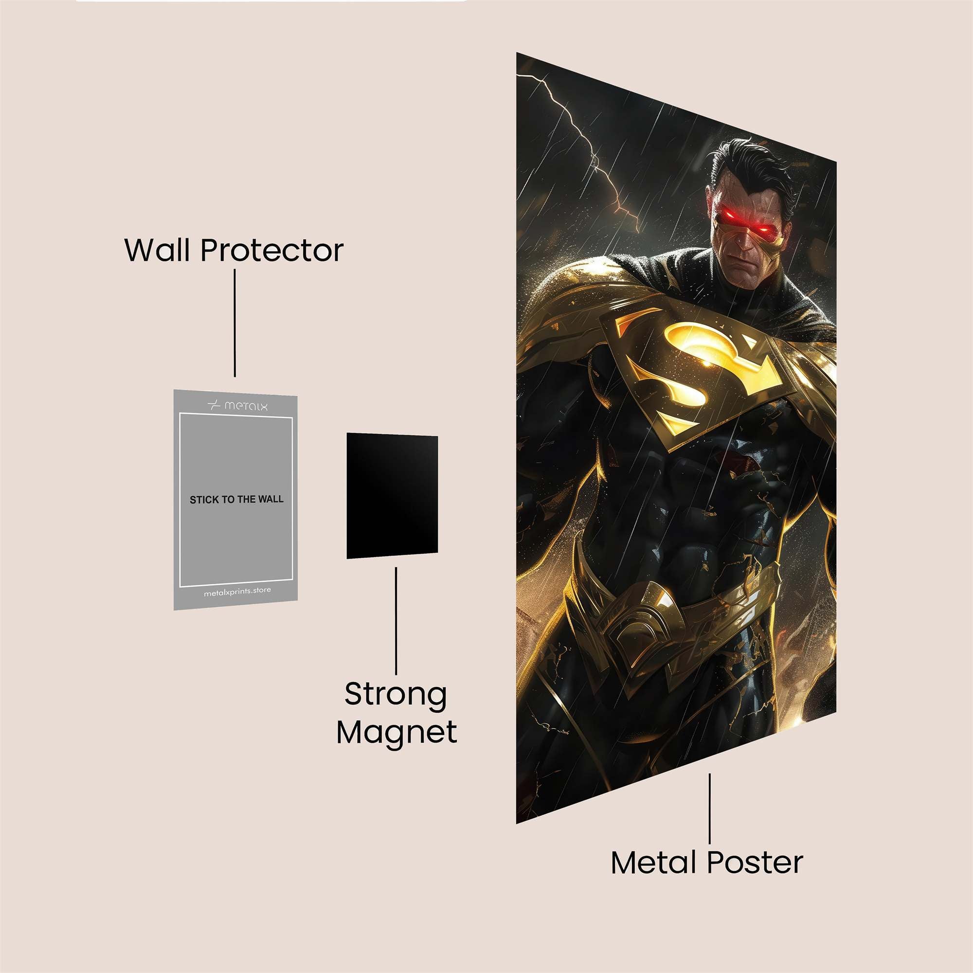 Superman Intensity Safe Wall Magnetic / M