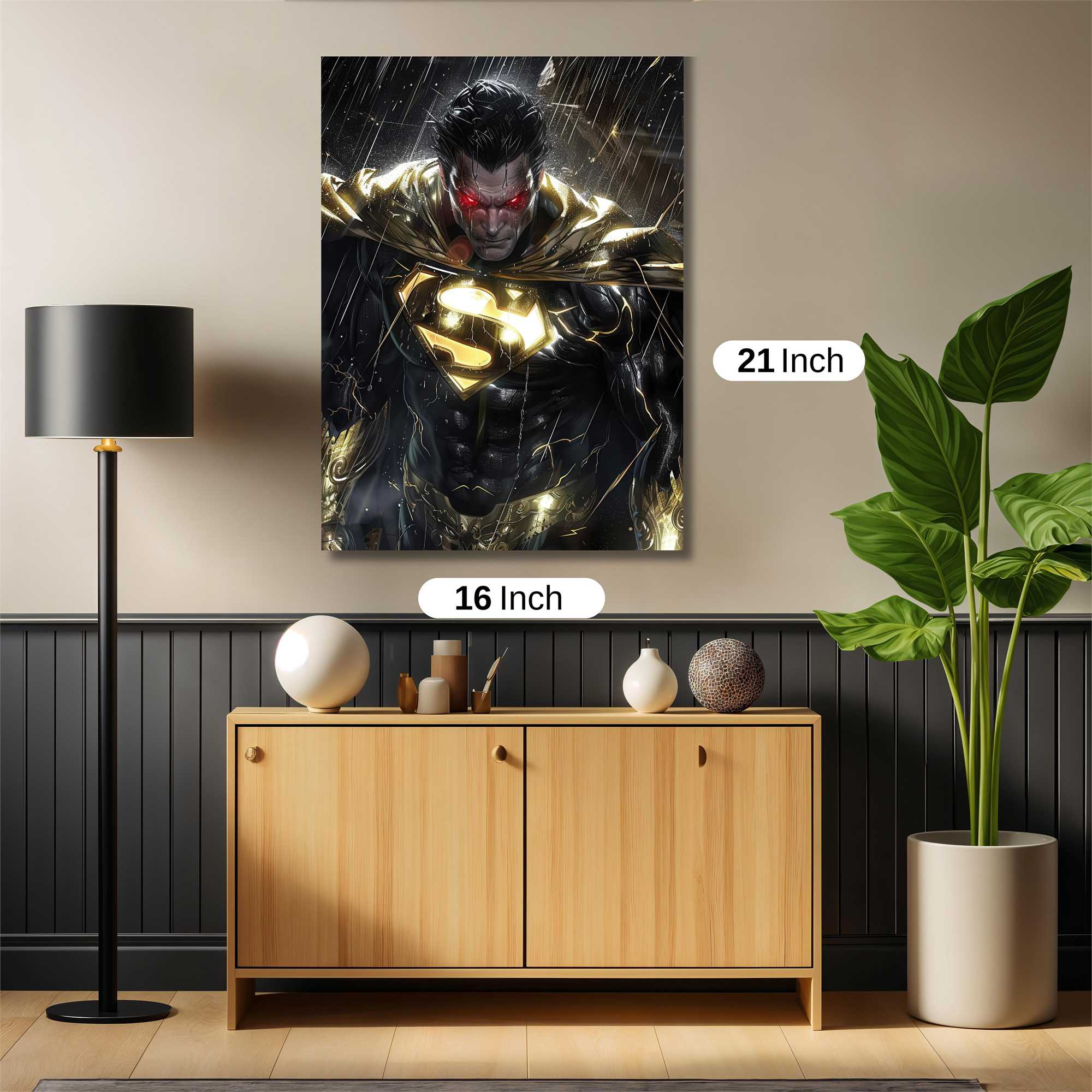 Superman Menace Safe Wall Magnetic / M