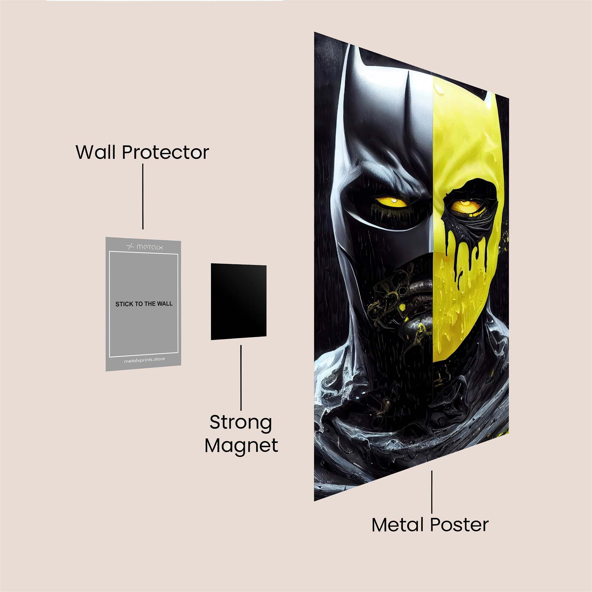 Batman Dichotomy Safe Wall Magnetic / M