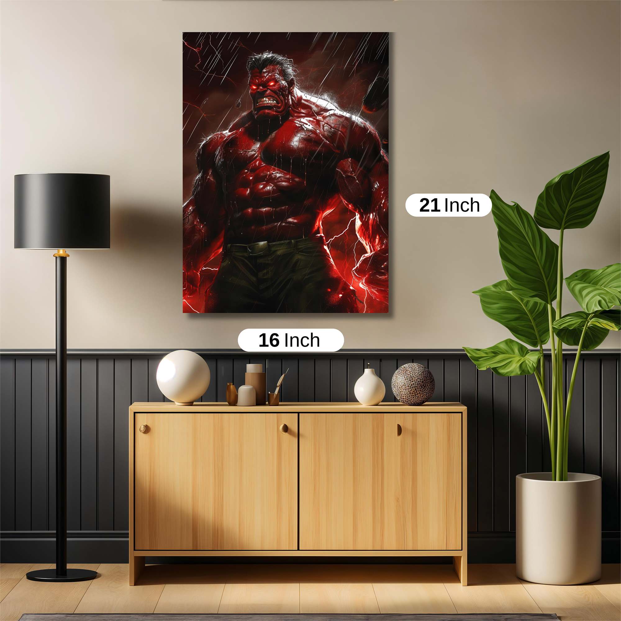 Red Fury Safe Wall Magnetic / M
