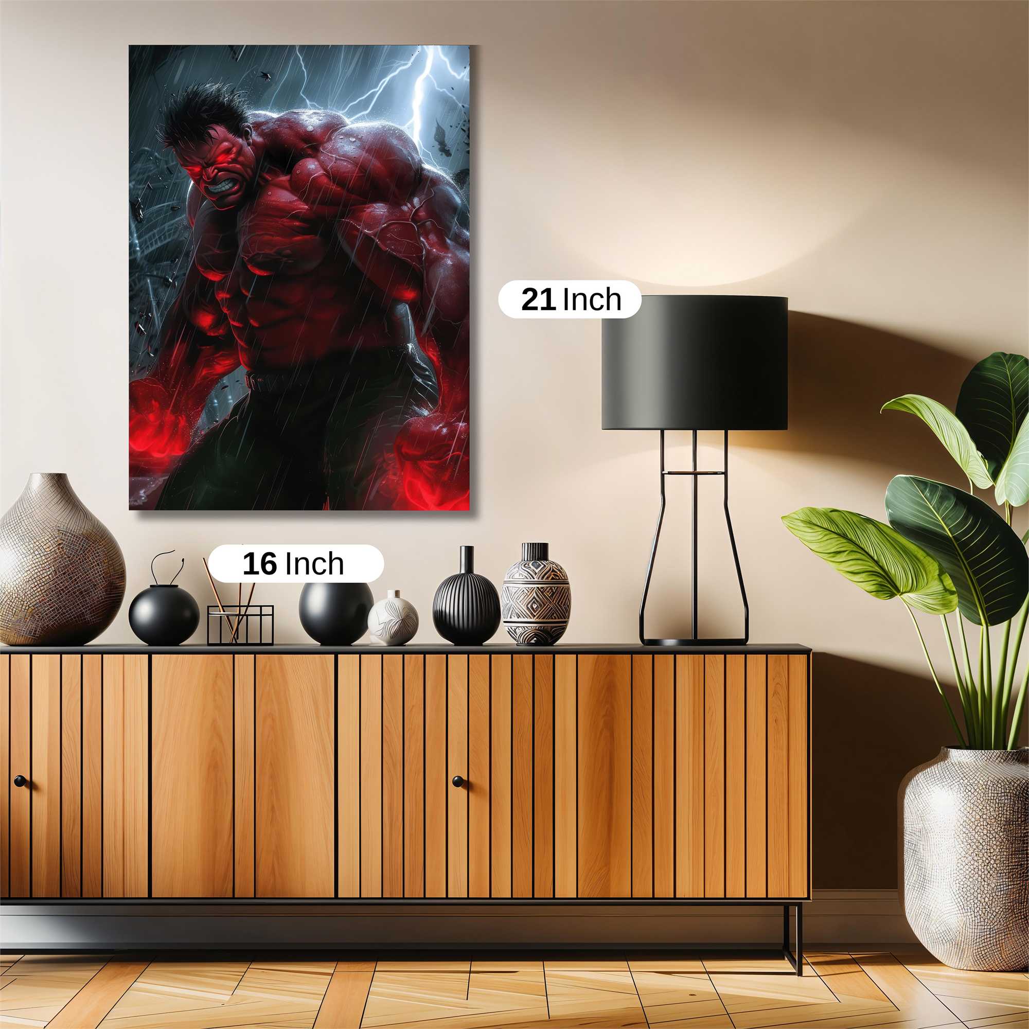 Red Hulkstorm Safe Wall Magnetic / M