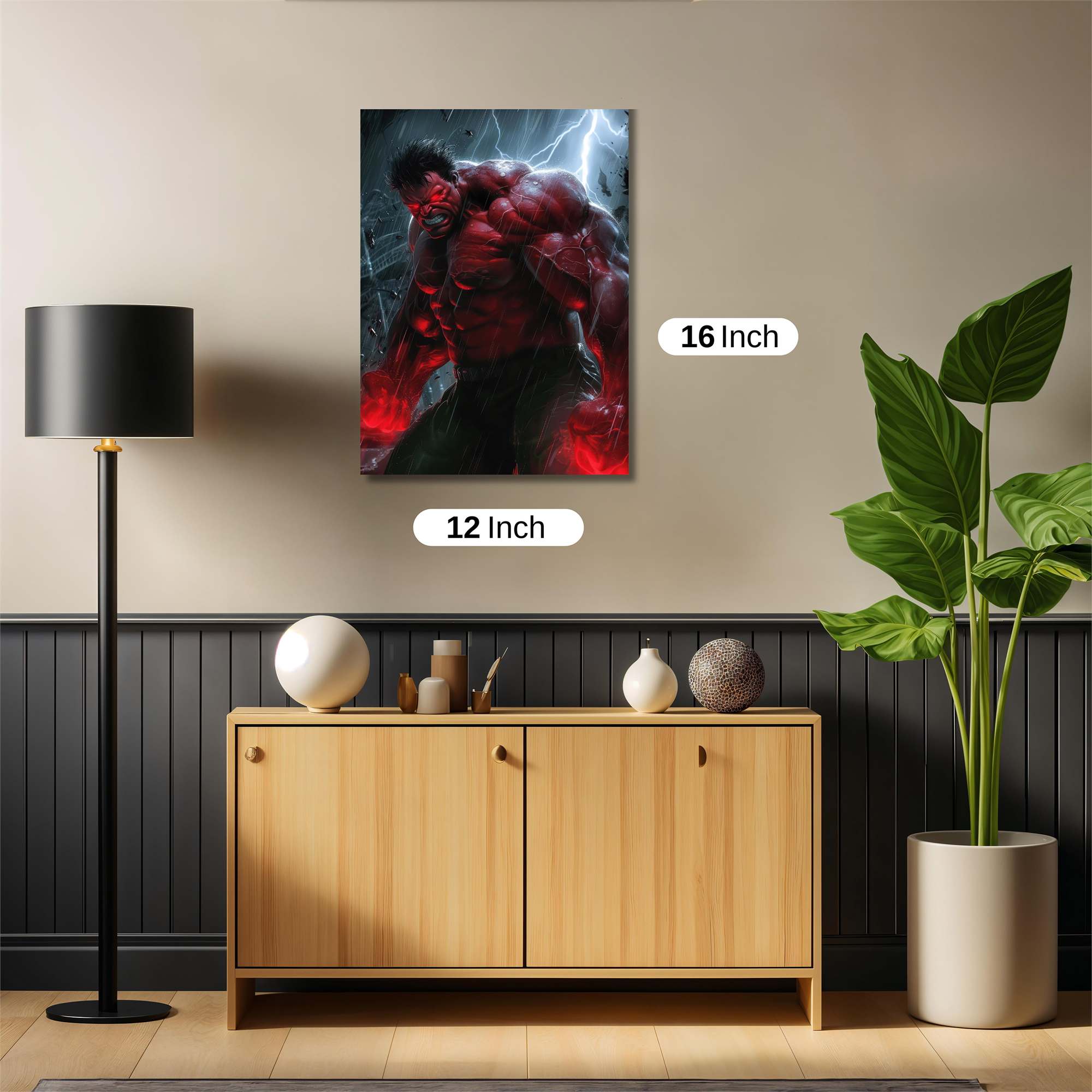 Red Hulkstorm Safe Wall Magnetic / M