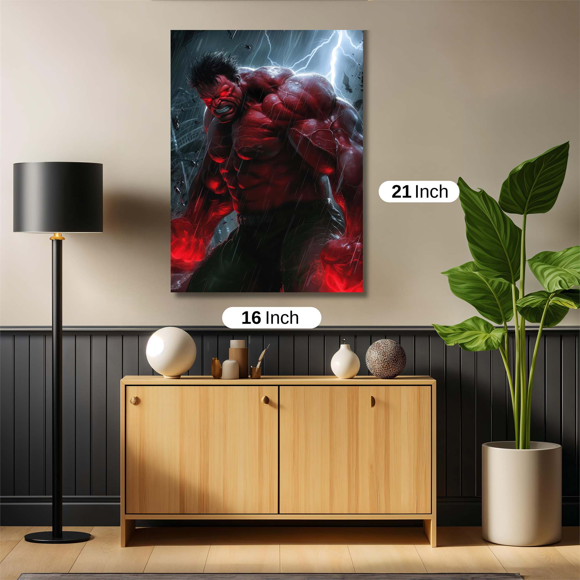 Red Hulkstorm Safe Wall Magnetic / M