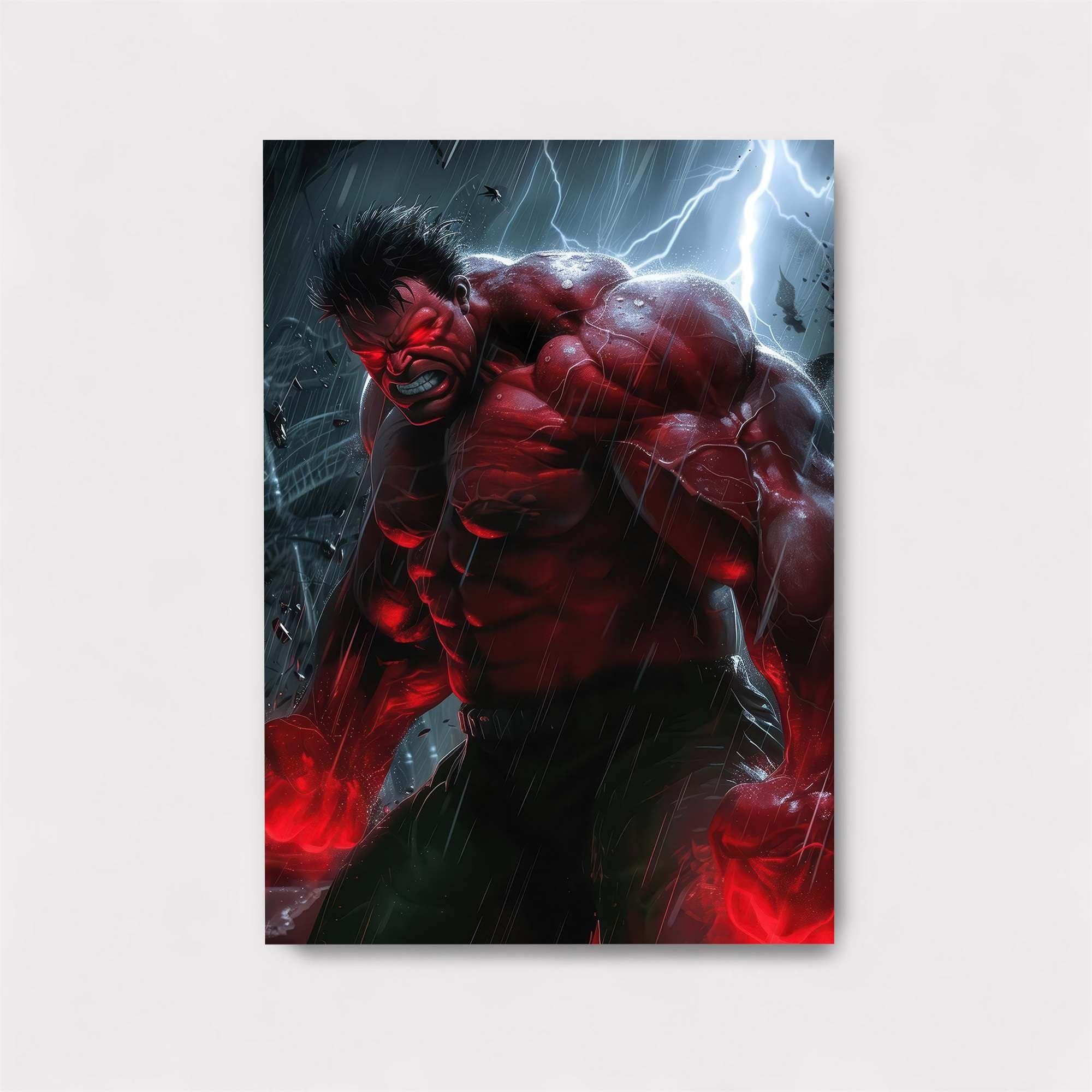 Red Hulkstorm Safe Wall Magnetic / M