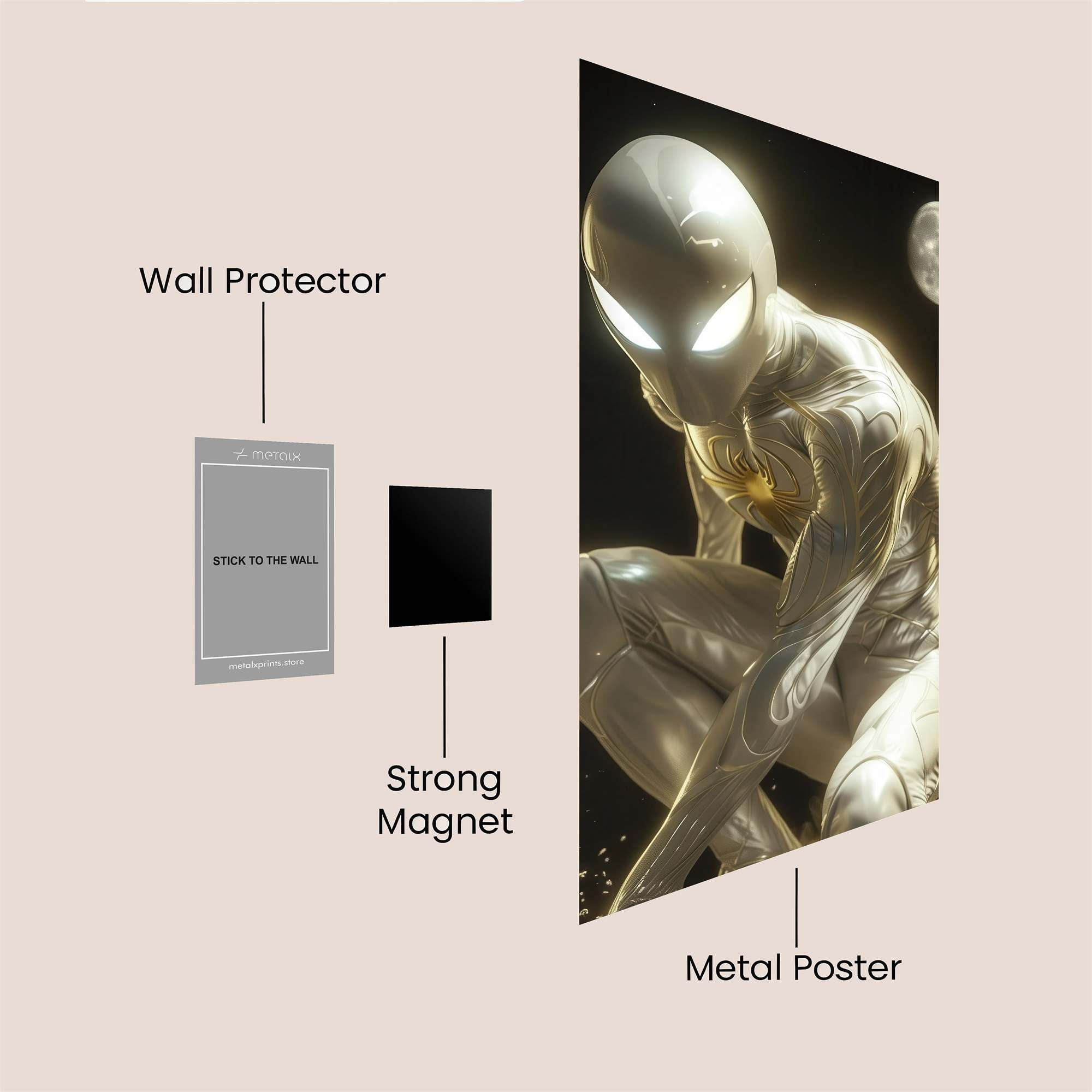 Lunar Vigilance Safe Wall Magnetic / M