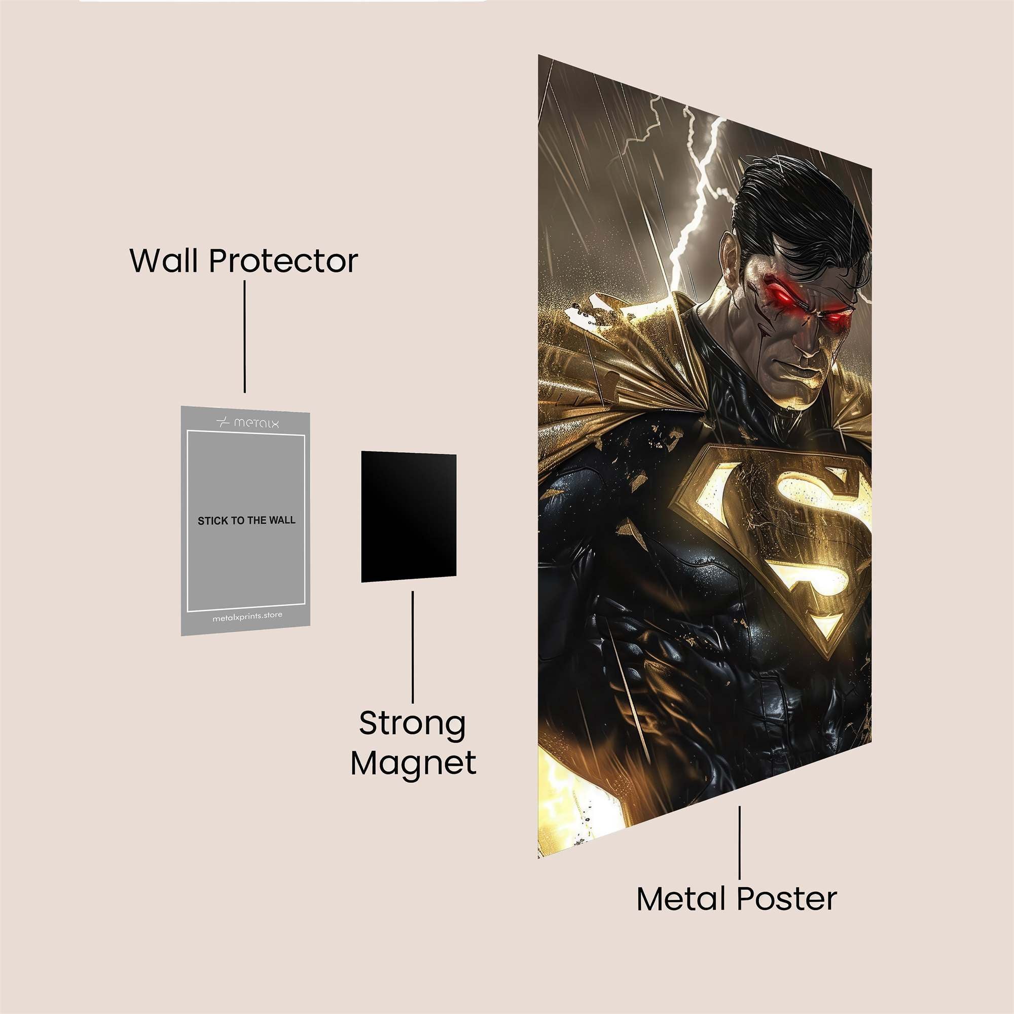 Superman Intense Safe Wall Magnetic / M