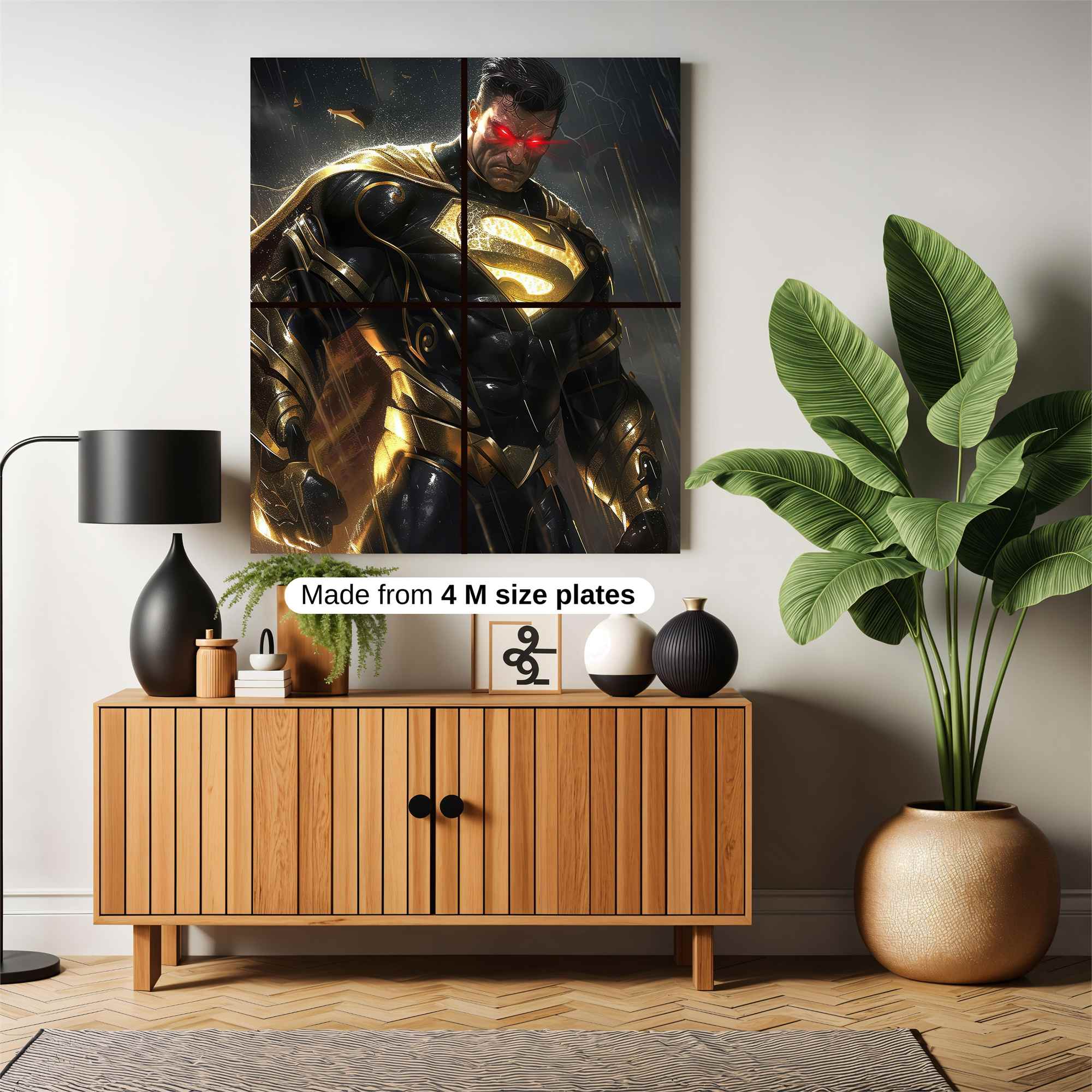 Superman Fierce Safe Wall Magnetic / M