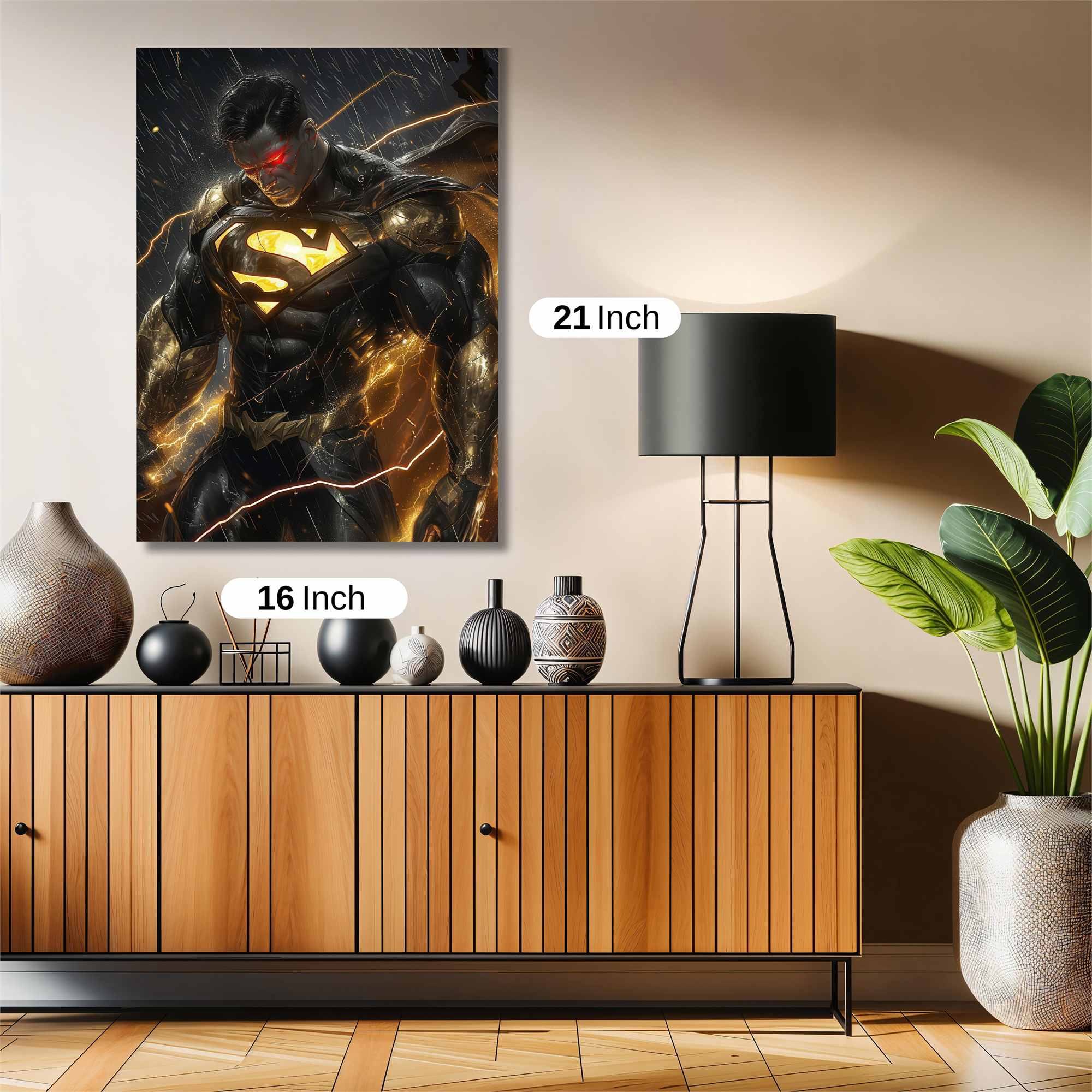 Superman Fury Safe Wall Magnetic / M