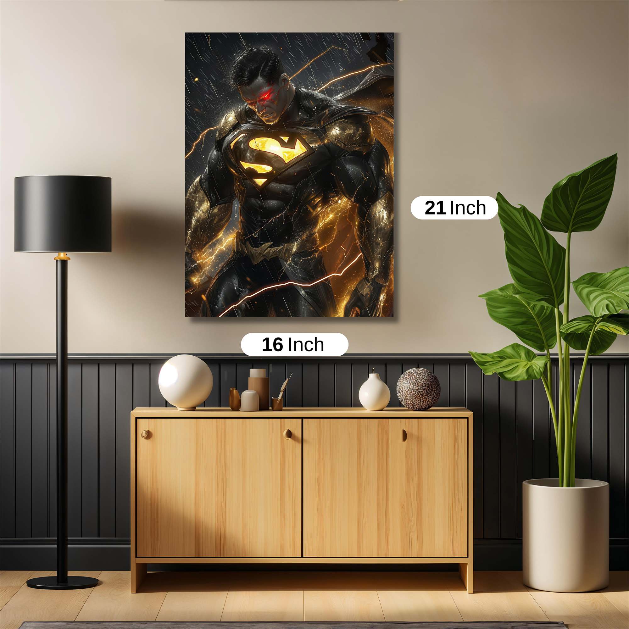 Superman Fury Safe Wall Magnetic / M