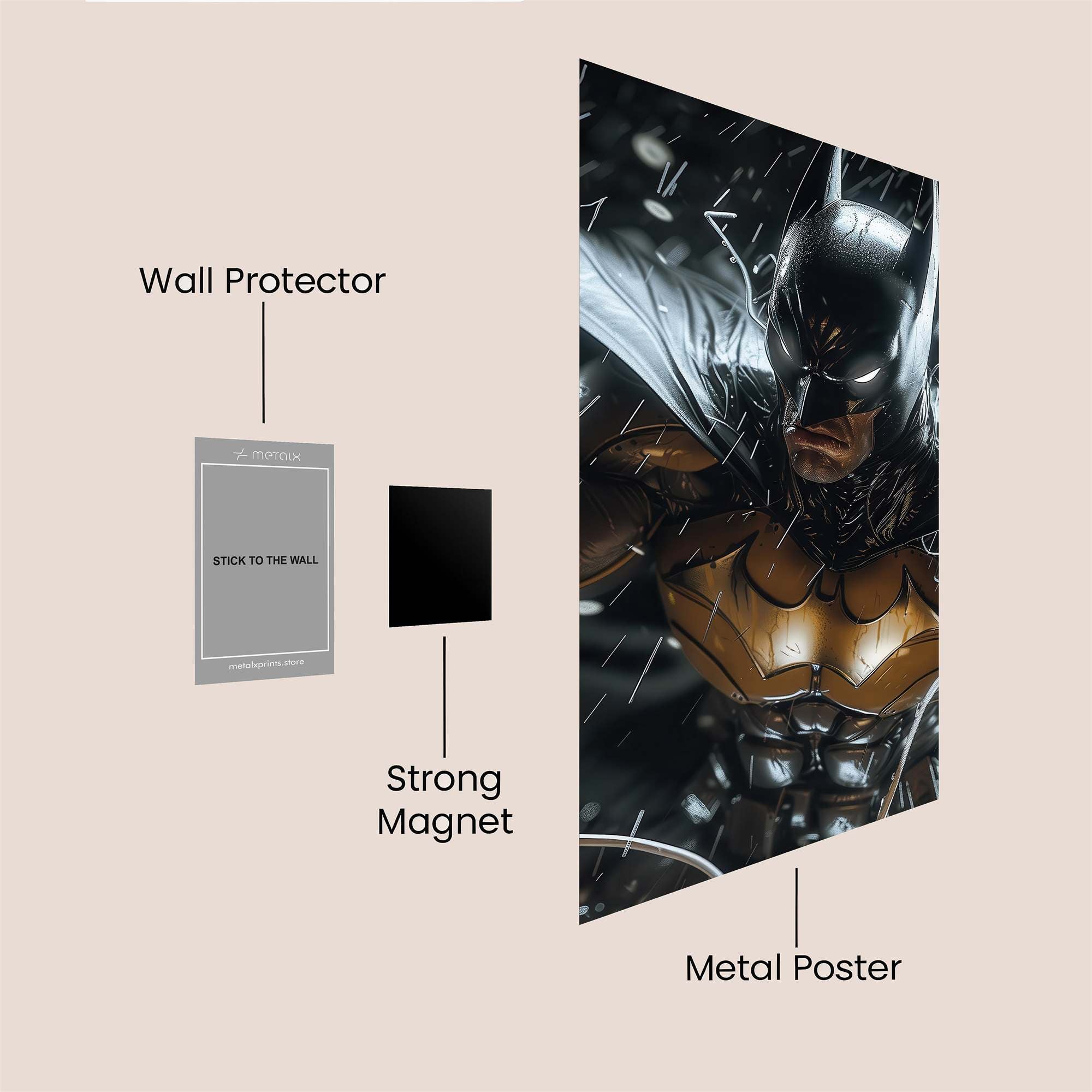 Batman Storm Safe Wall Magnetic / M