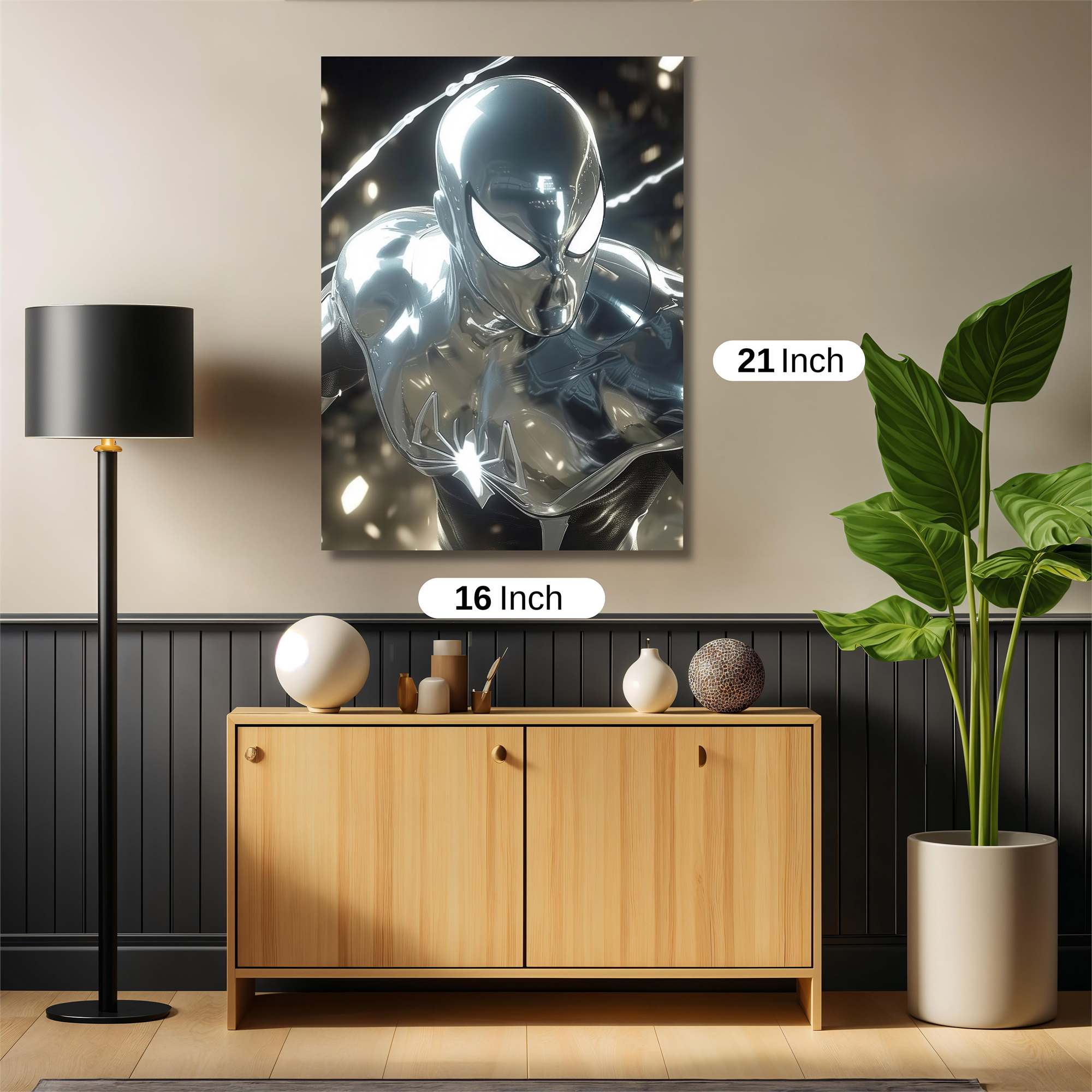 Silver Surge Safe Wall Magnetic / M