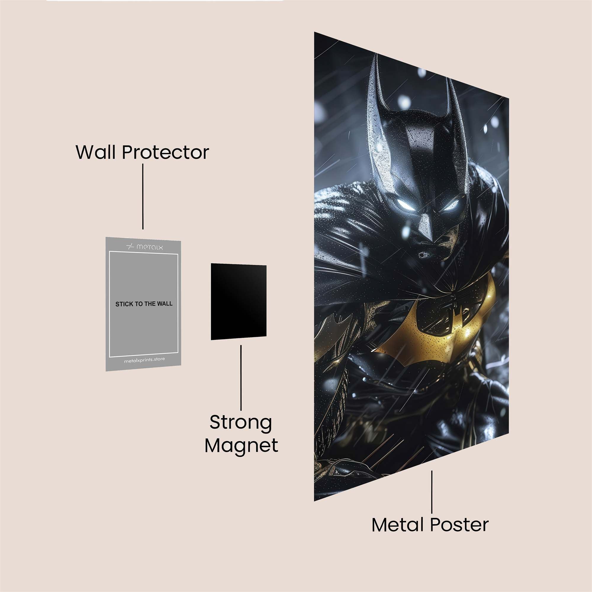 Batman Majesty Safe Wall Magnetic / M
