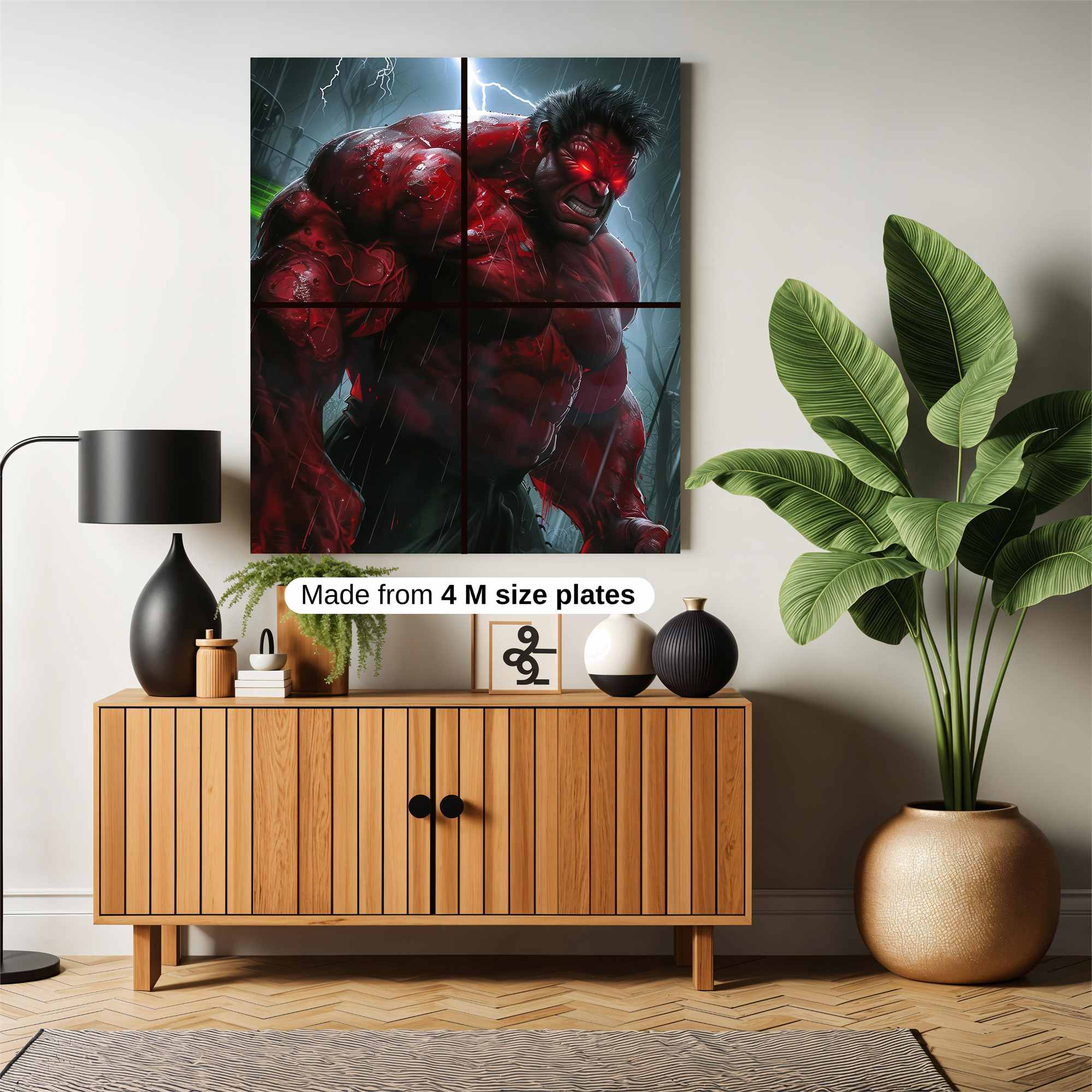 Red Fury Safe Wall Magnetic / M