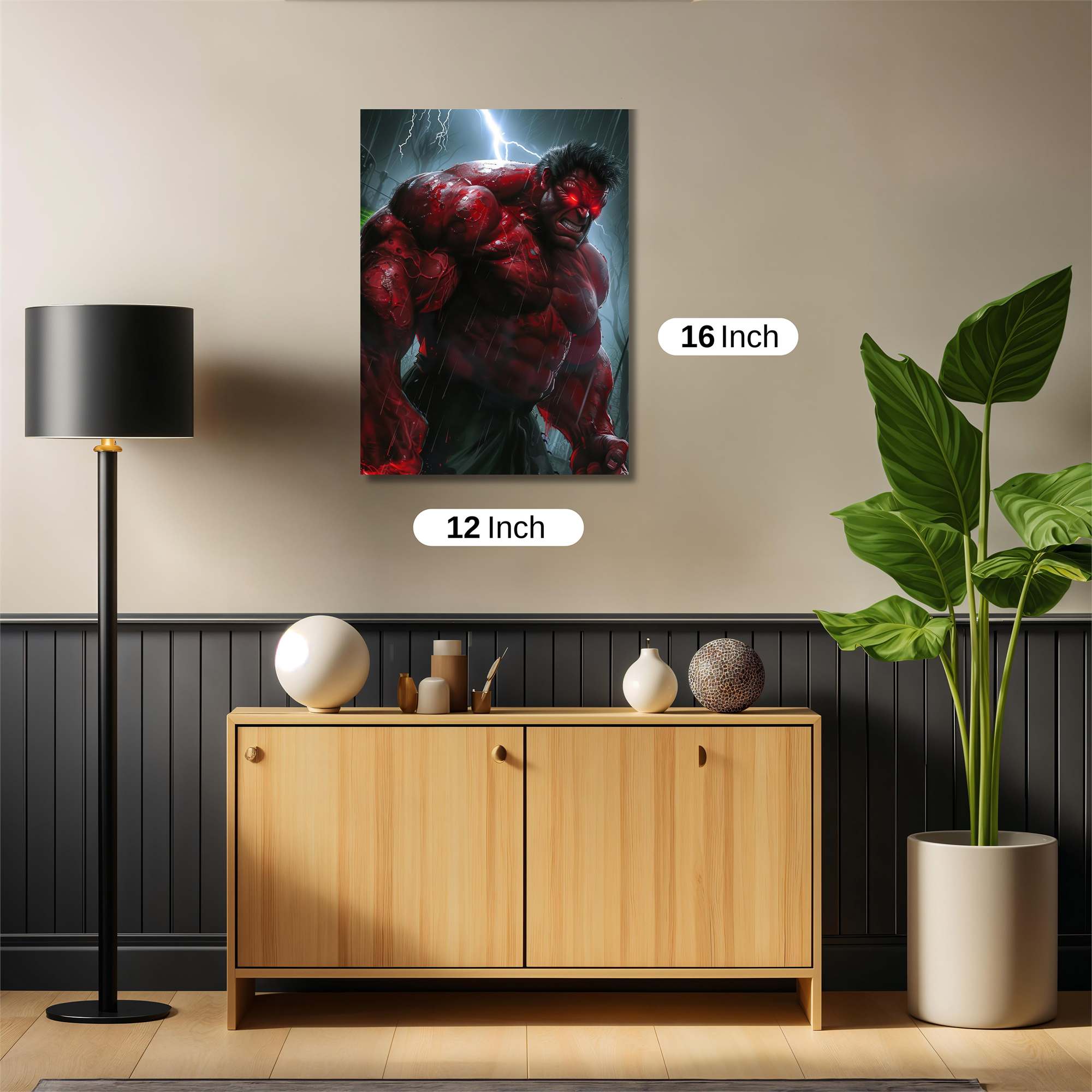 Red Fury Safe Wall Magnetic / M