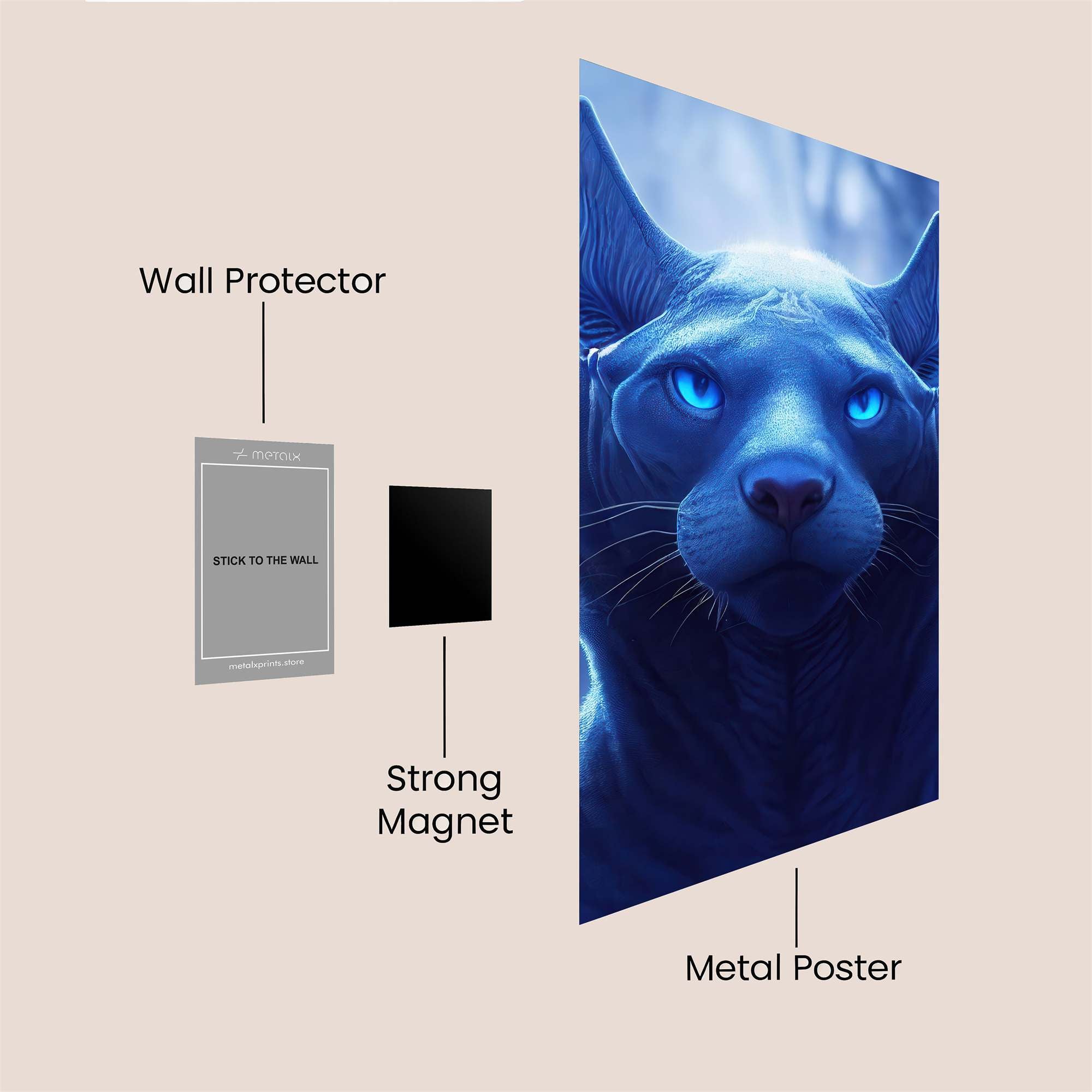 Mystic Panther Safe Wall Magnetic / M