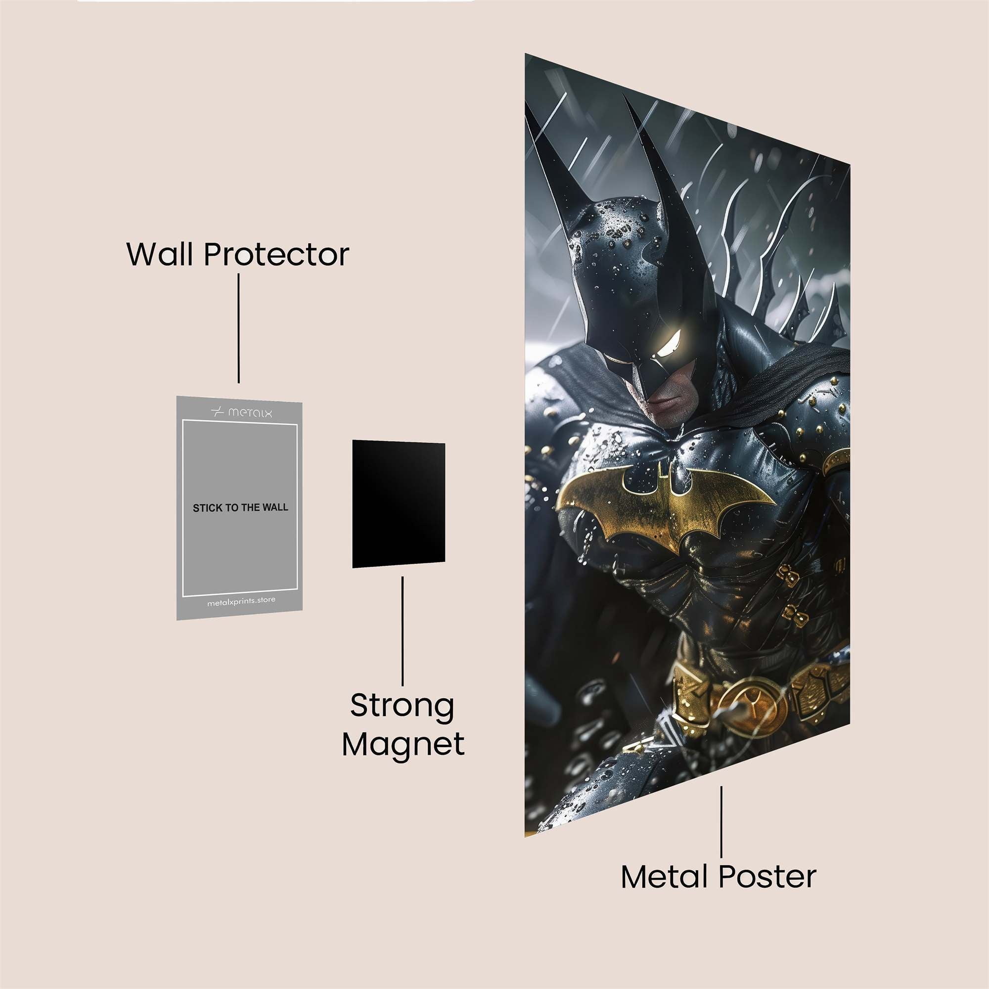 Batman Tempest Safe Wall Magnetic / M