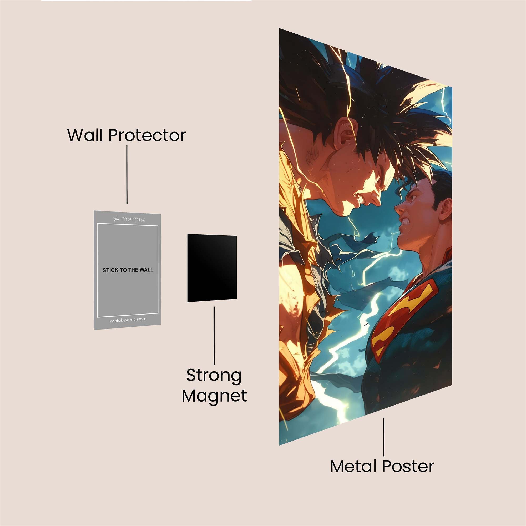 Titans Clash Safe Wall Magnetic / M